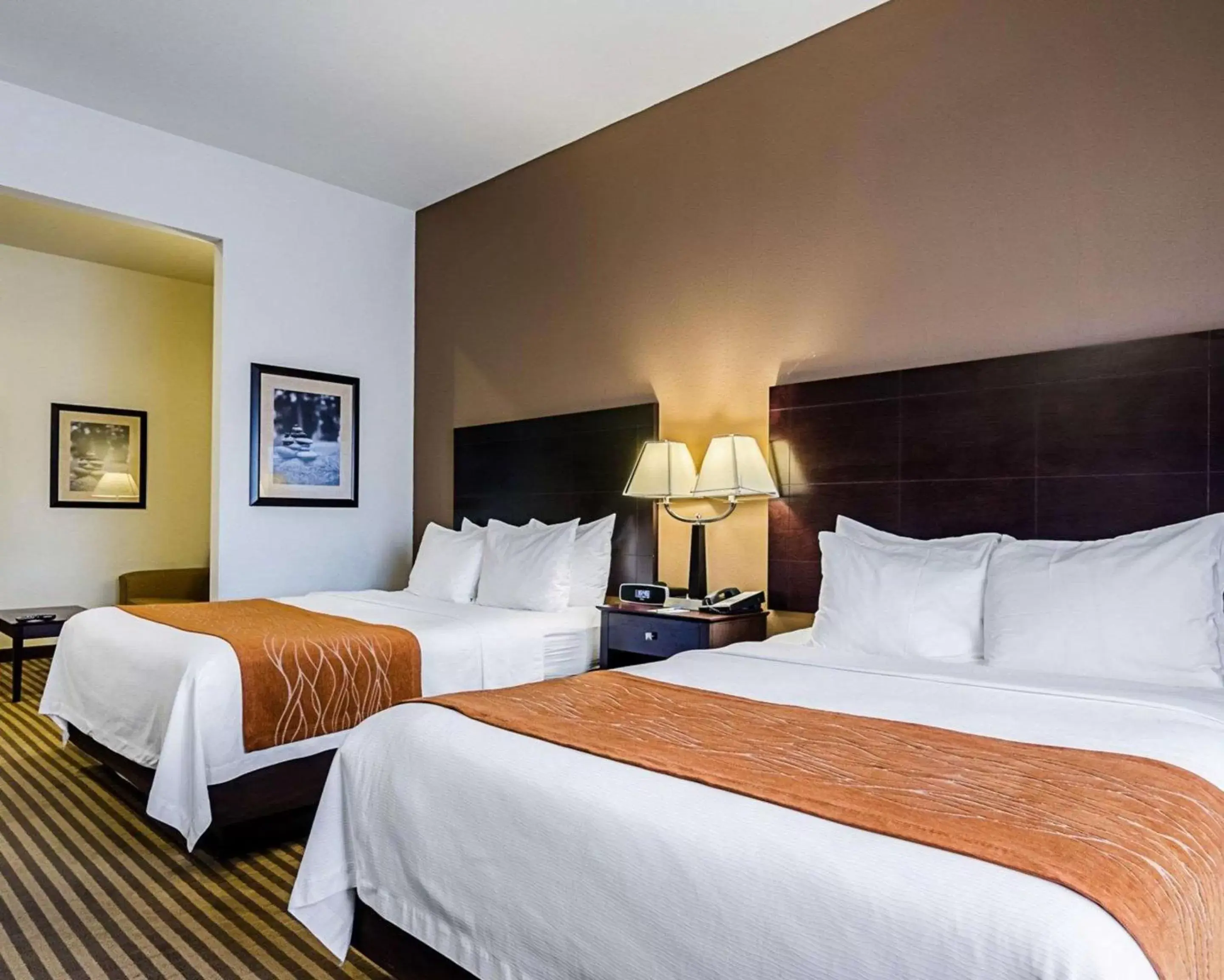 Queen Room with Two Queen Beds - Accessible/Non-Smoking in Comfort Inn & Suites Lawrence - University Area Queen Room with Two Queen Beds - Accessible/Non-Smoking in Comfort Inn & Suites Lawrence - University Area