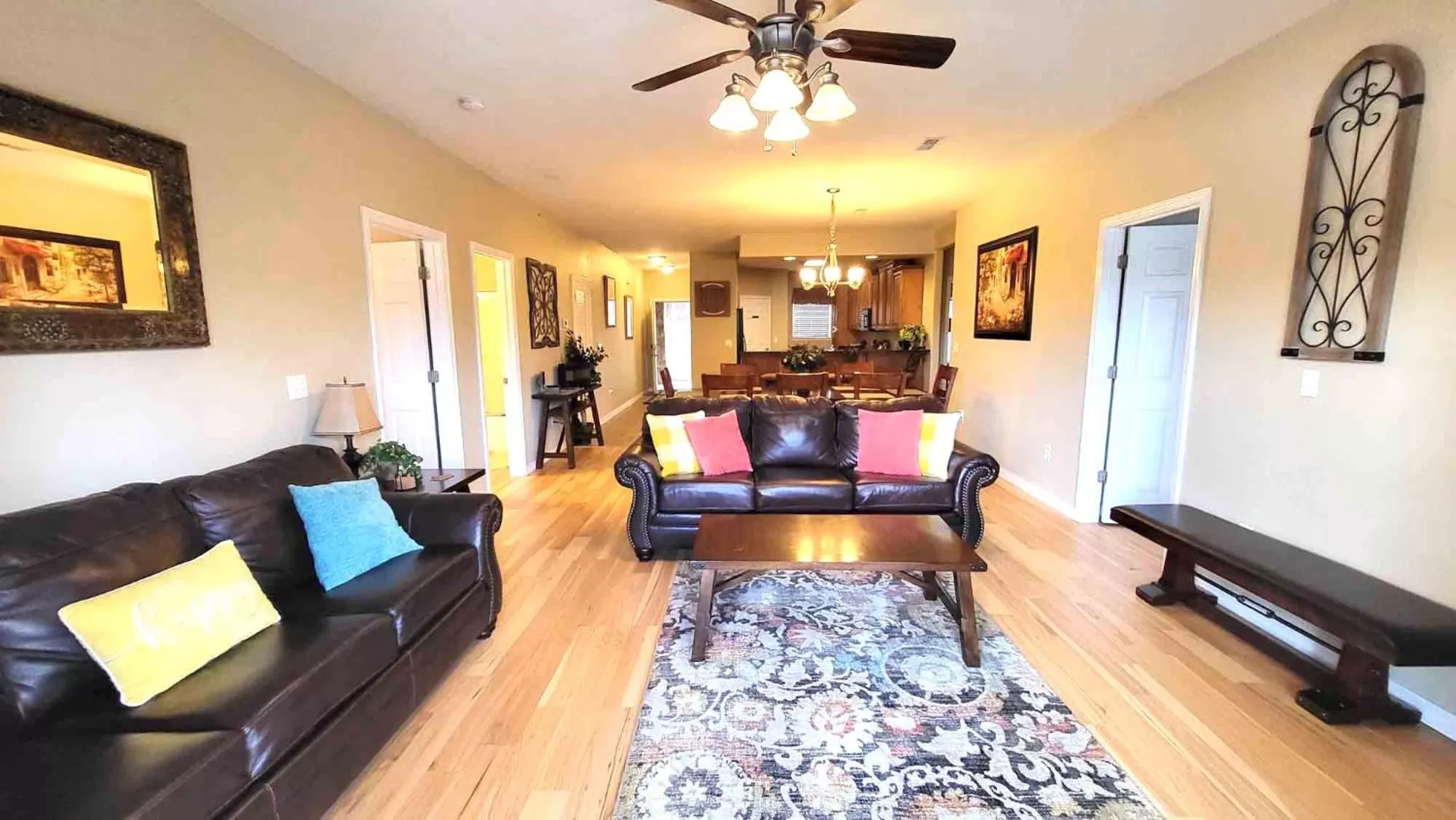 Living room in Rockwood Condos on Table Rock Lake With Boat Slips