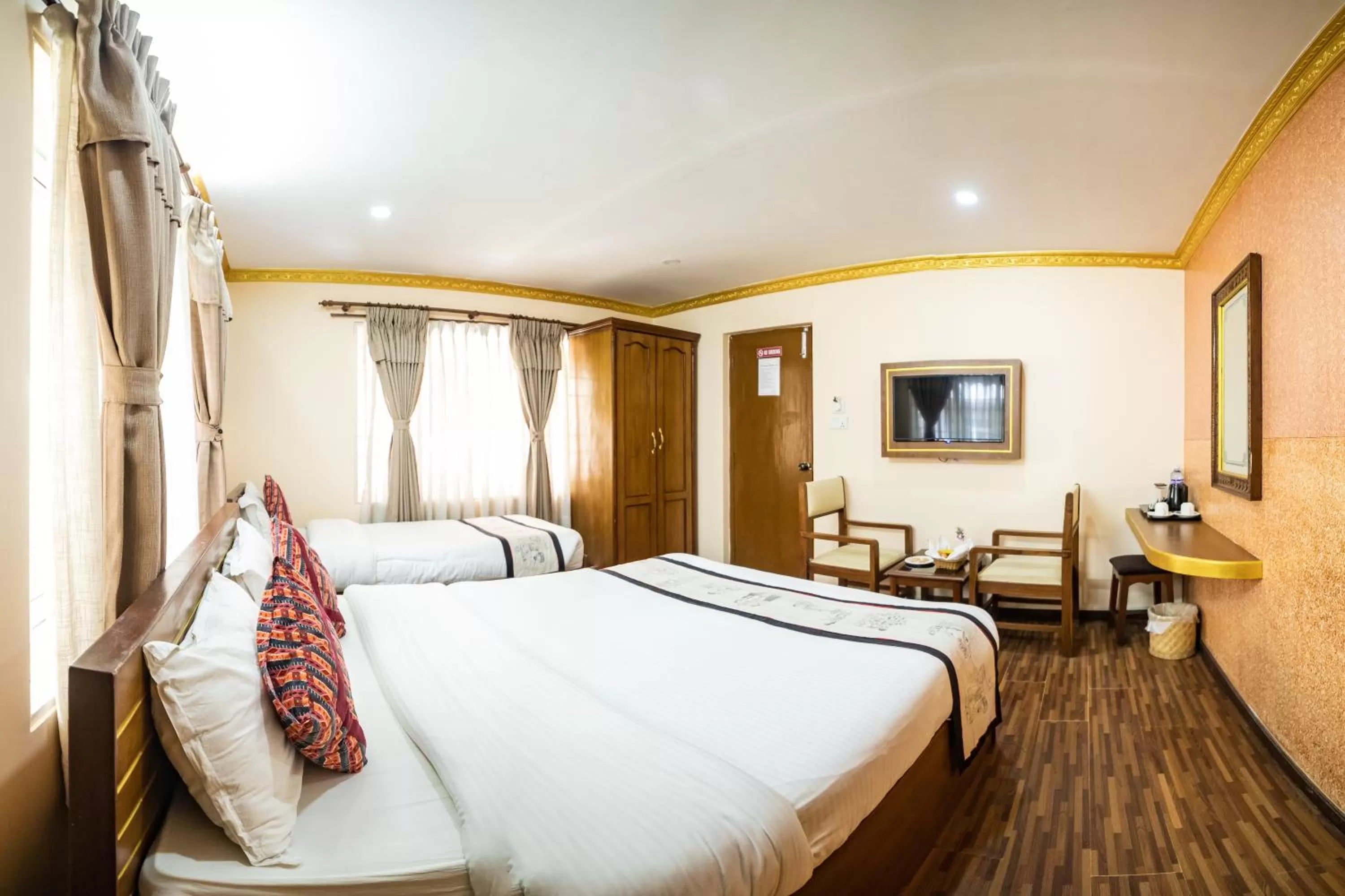 Bed in Kathmandu Garden Home