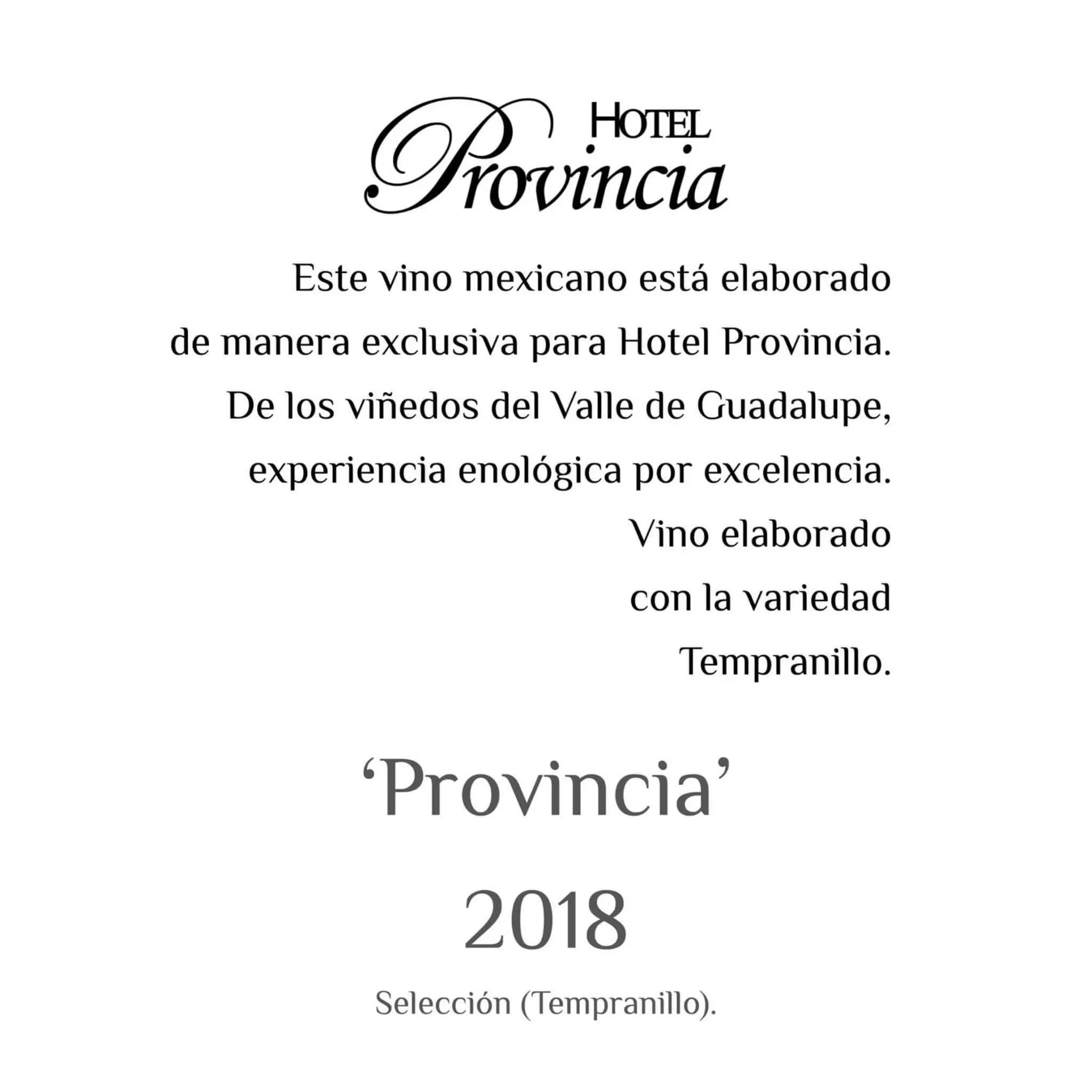 HOTEL PROVINCIA