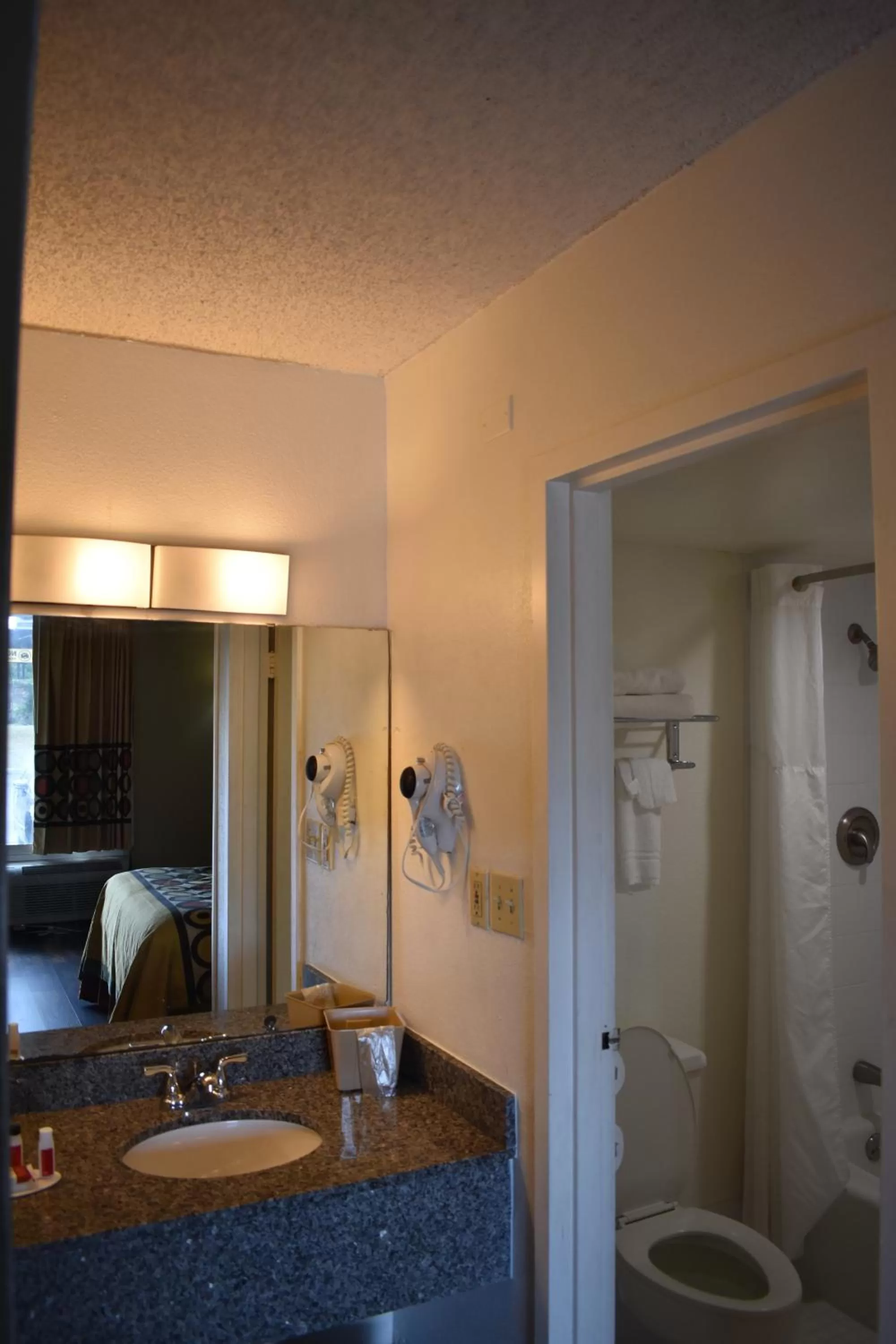 Bathroom in Super 8 by Wyndham Ocala I-75