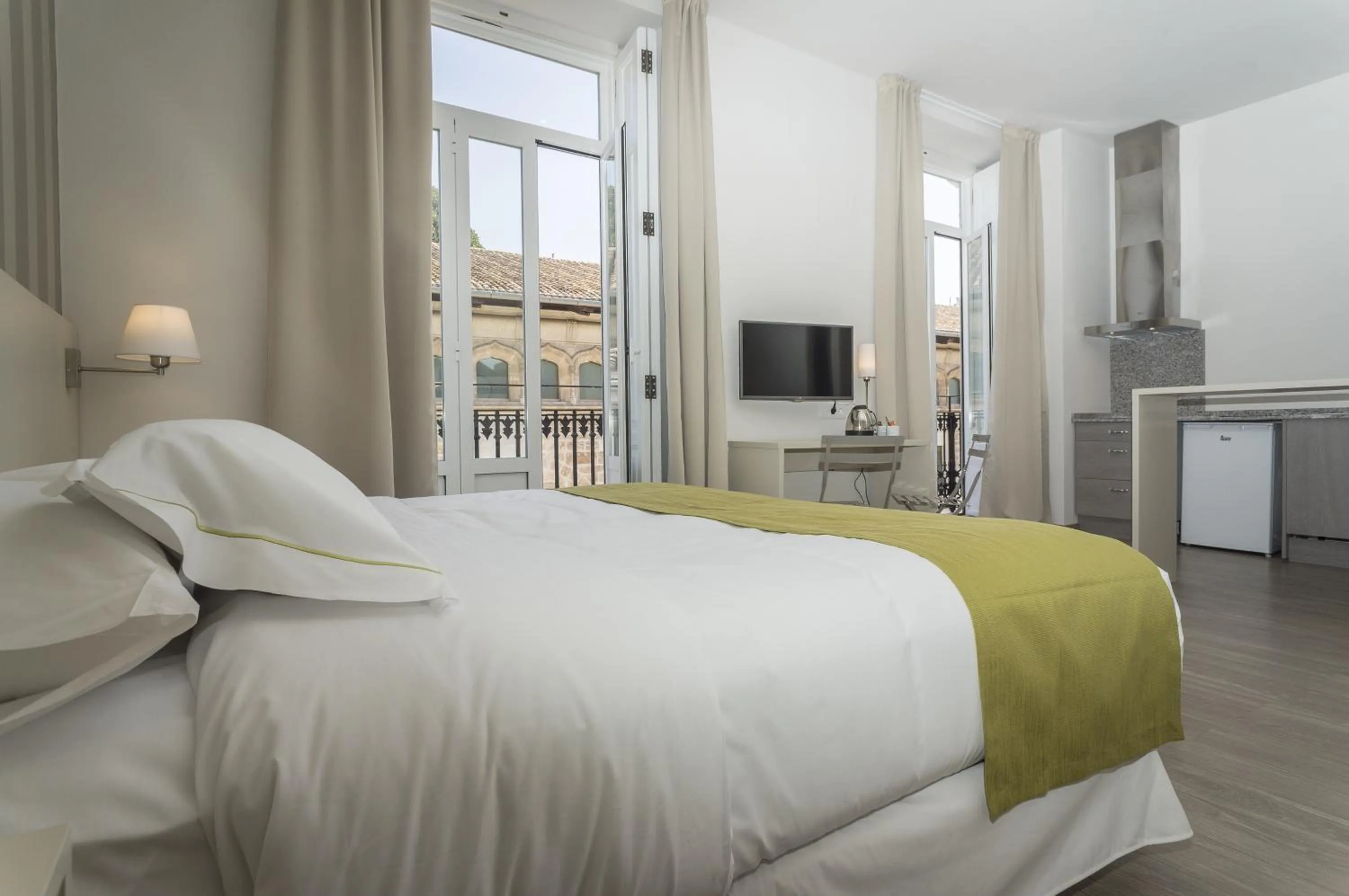 Bed in Hotel San Lorenzo Boutique Plaza