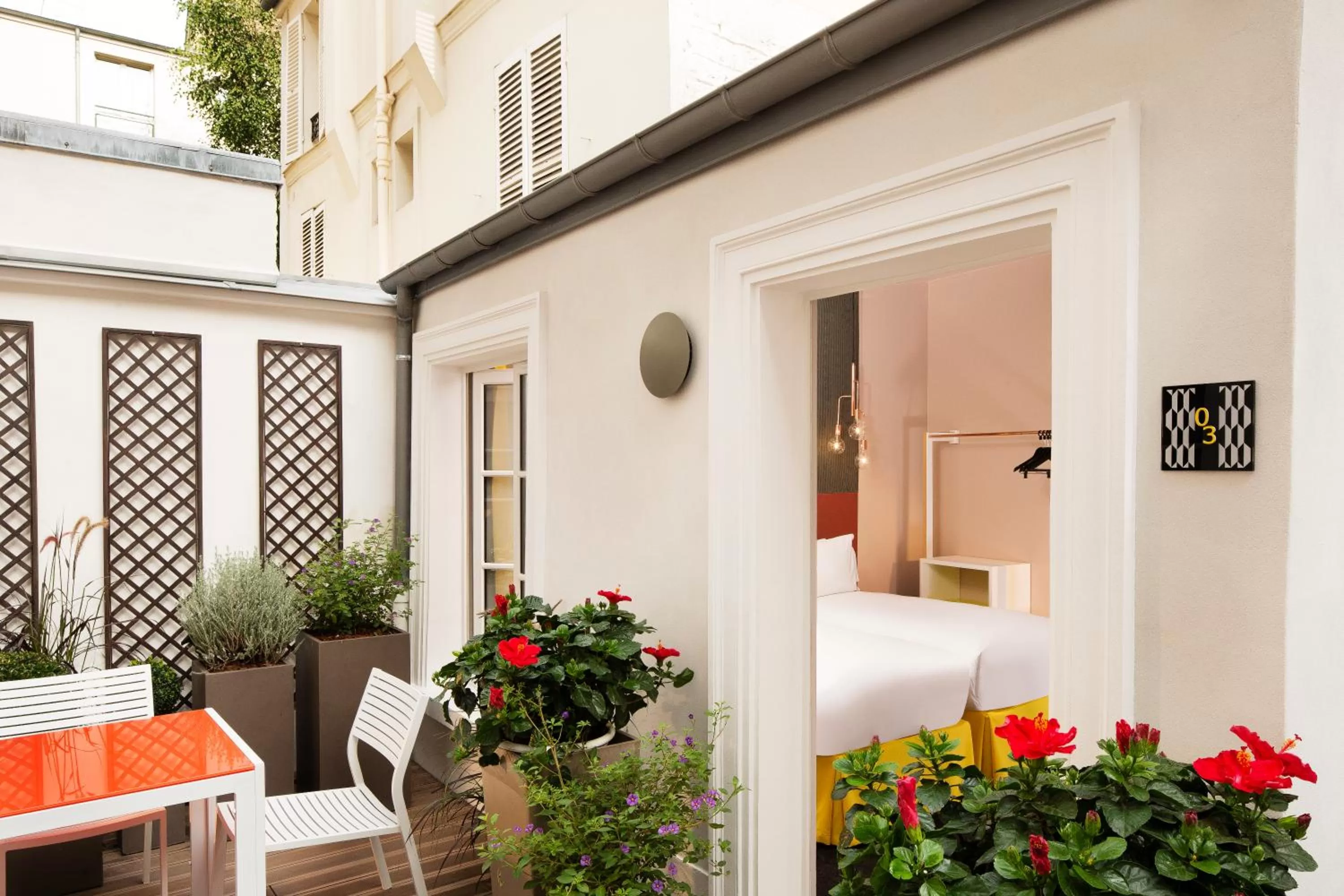 Decorative detail in Hotel Duette Paris