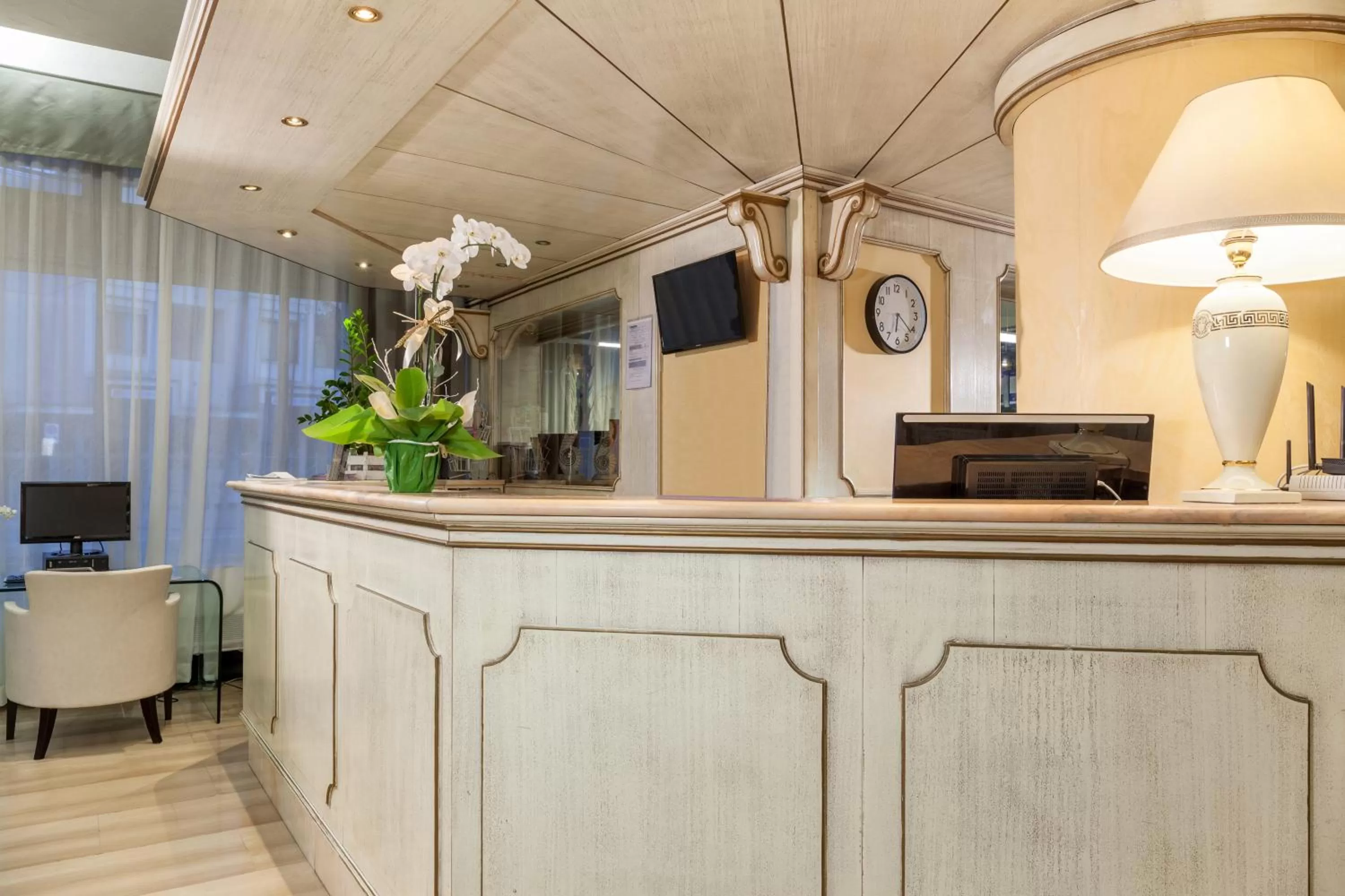 Lobby or reception in Hotel Terme Patria