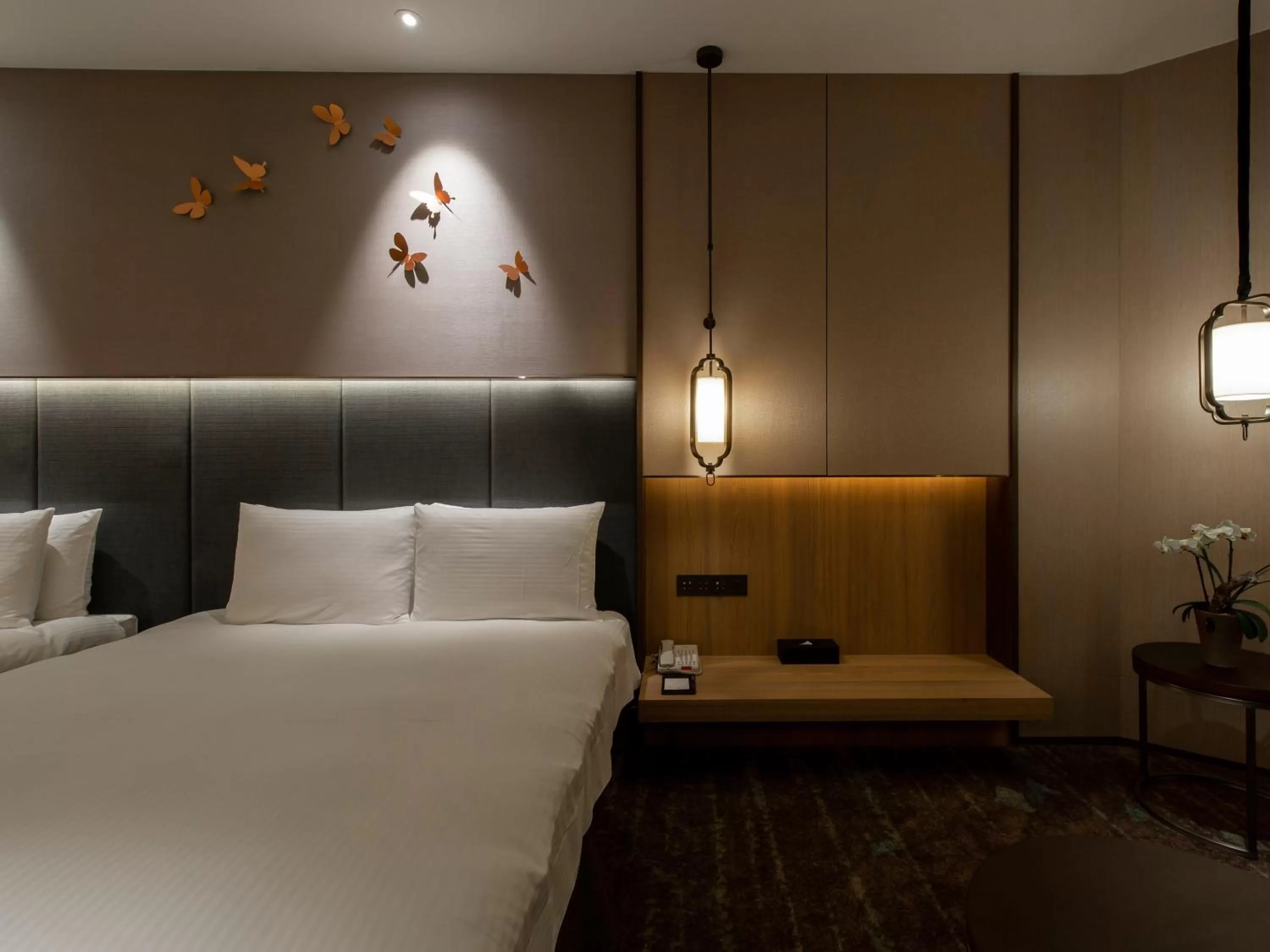 Bed in The Howard Prince Hotel Taichung