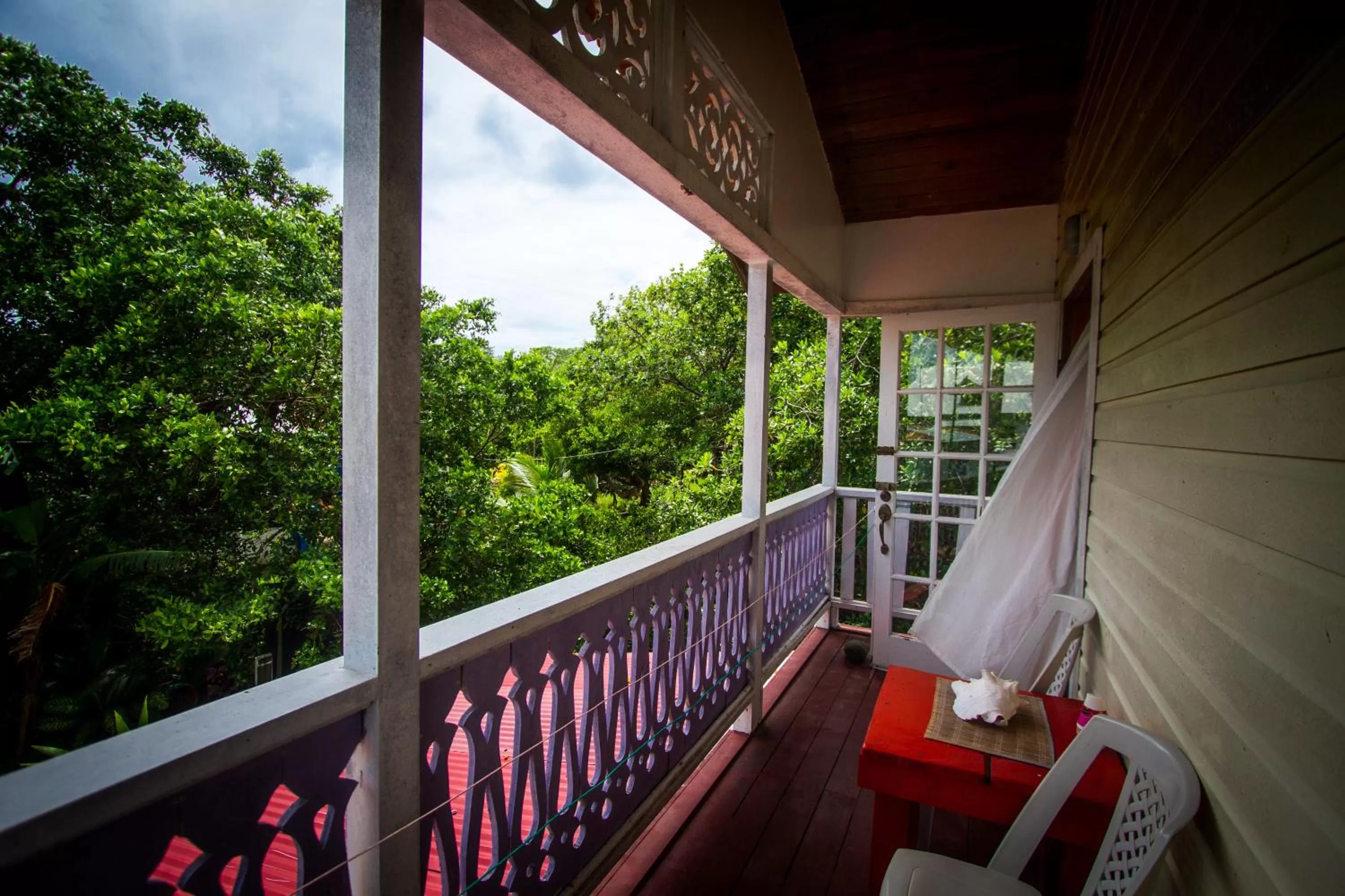 Balcony/Terrace in Barrbra BnB Over The Sea