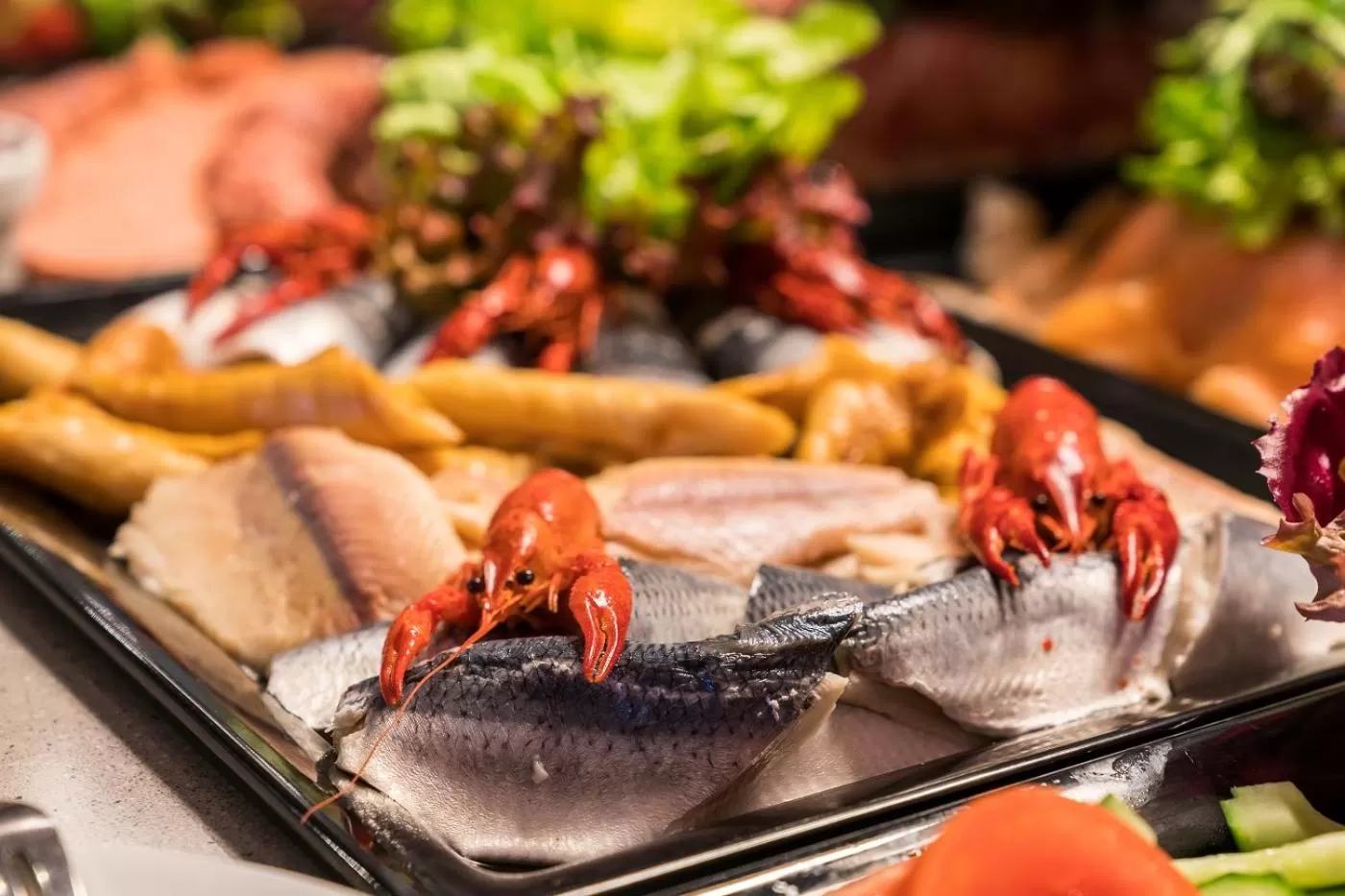 Buffet breakfast in Strandhotel Hohenzollern