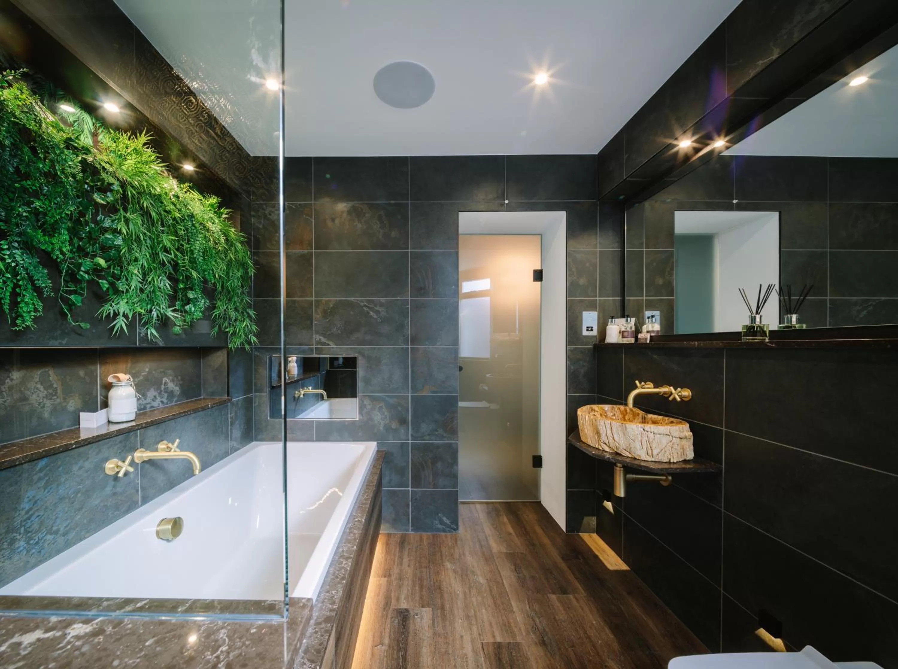 Bathroom in Absoluxe Suites