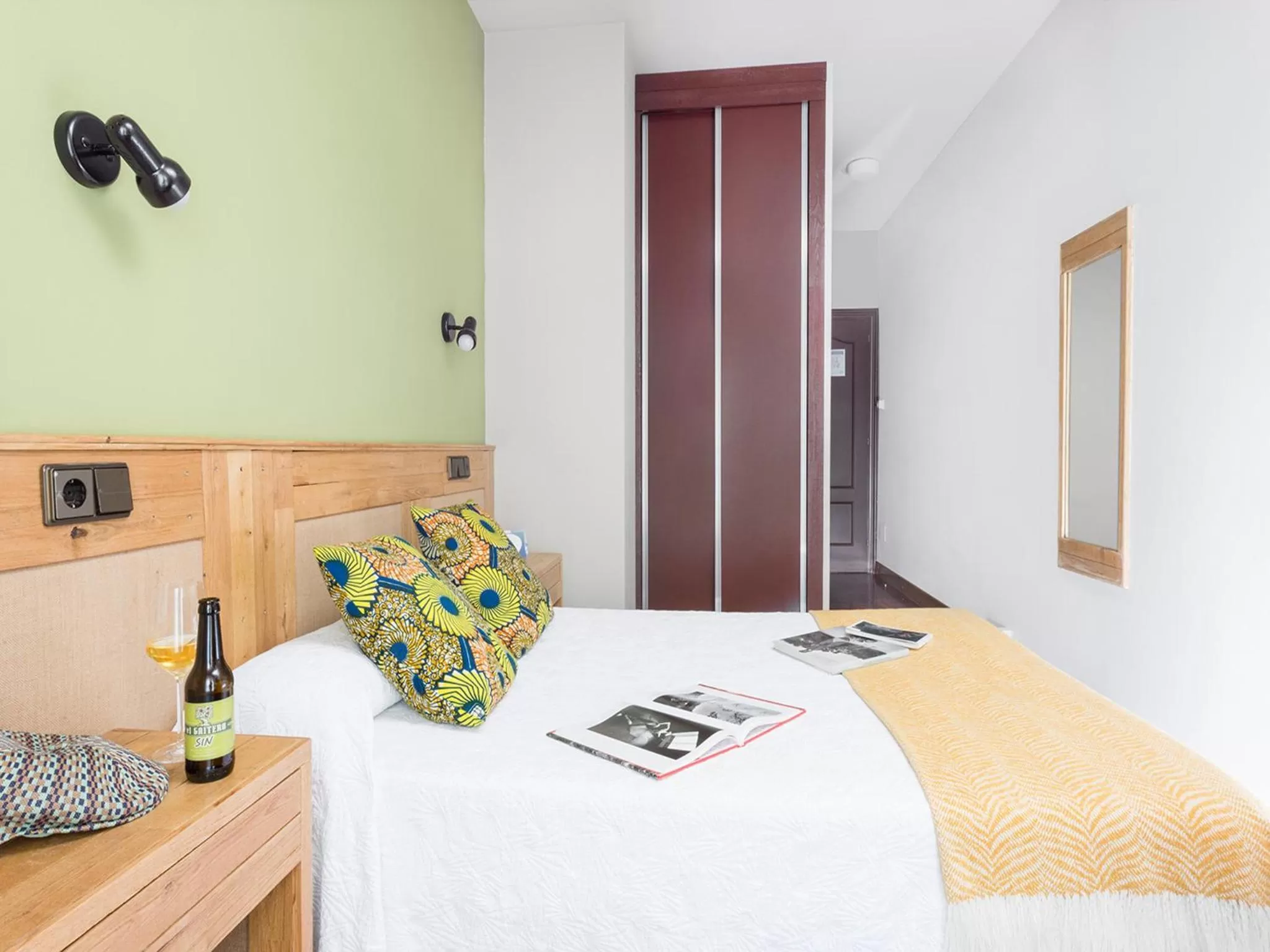 Bed in Hotel San Miguel