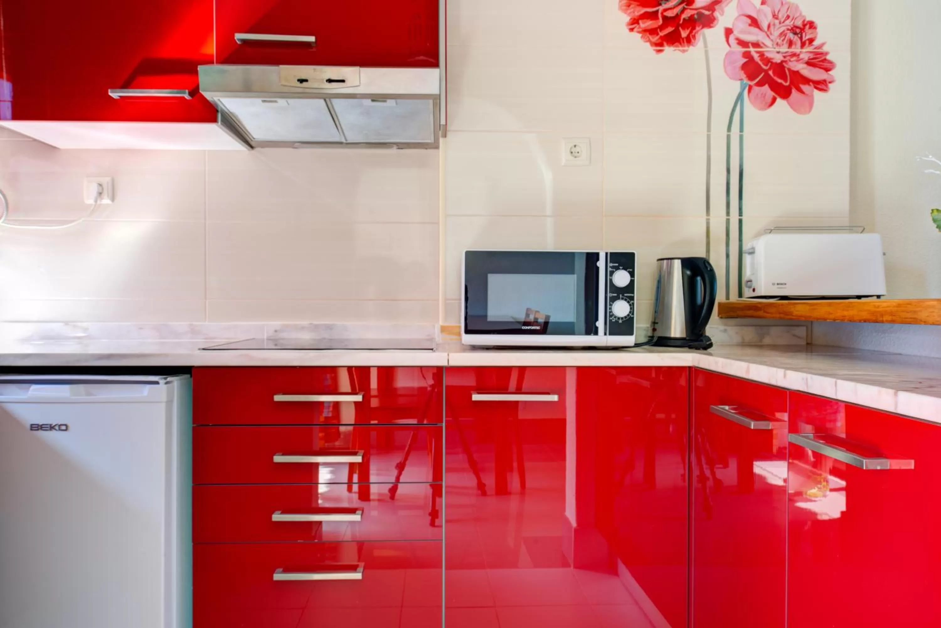 Kitchen or kitchenette in Choromar Apartments