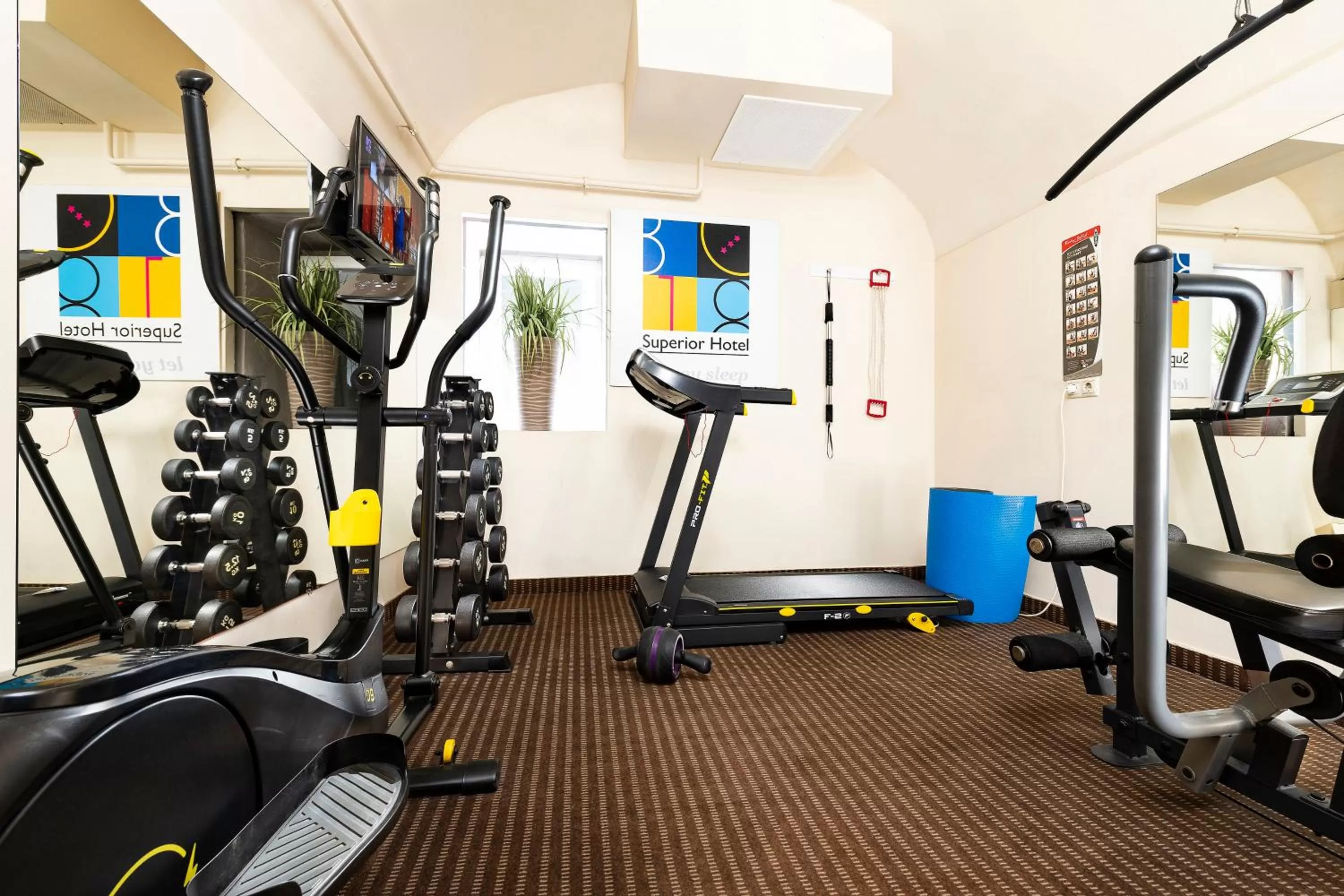 Fitness centre/facilities in Bo18 Hotel Superior