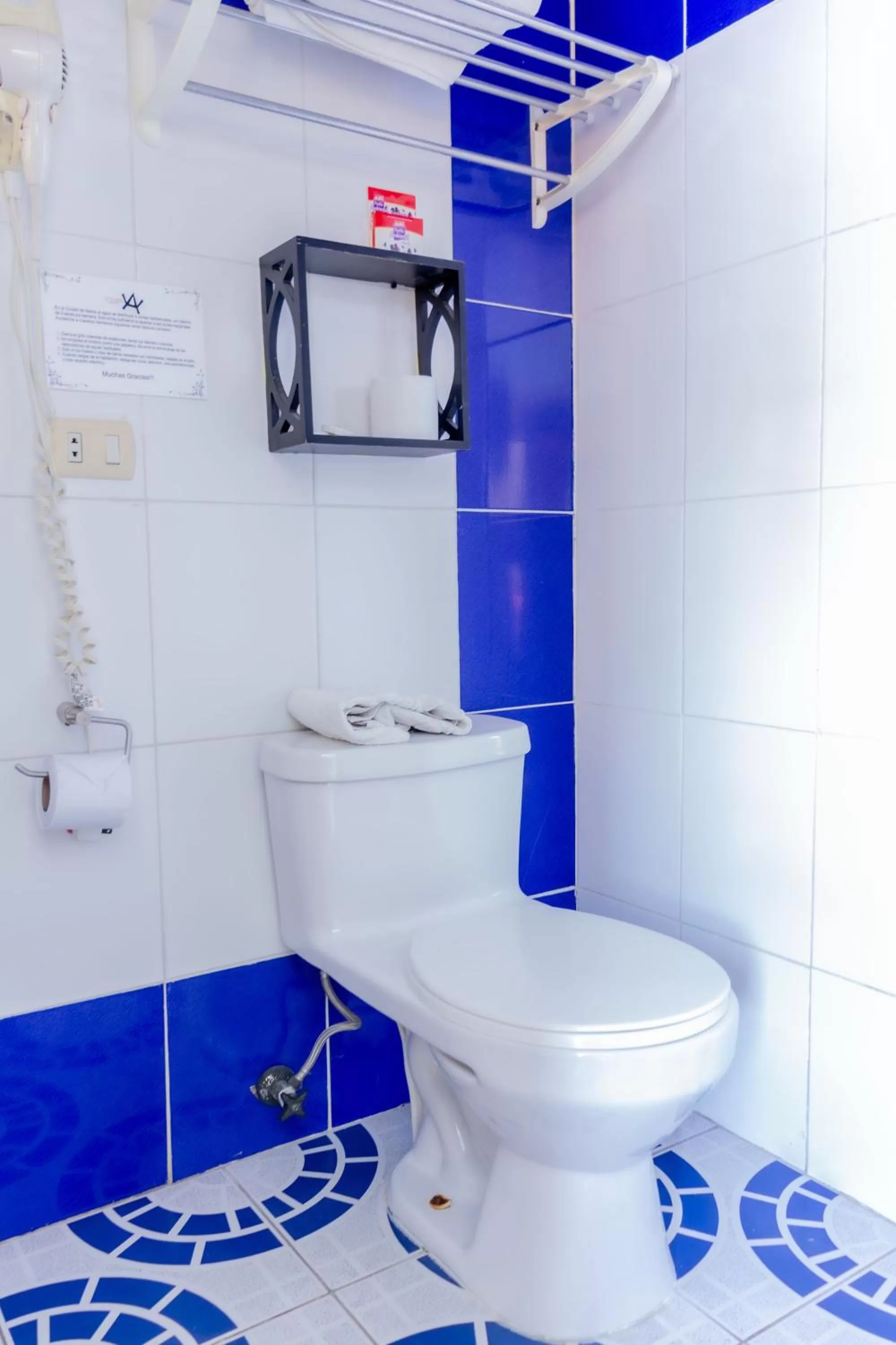 Toilet in Hostal Antares