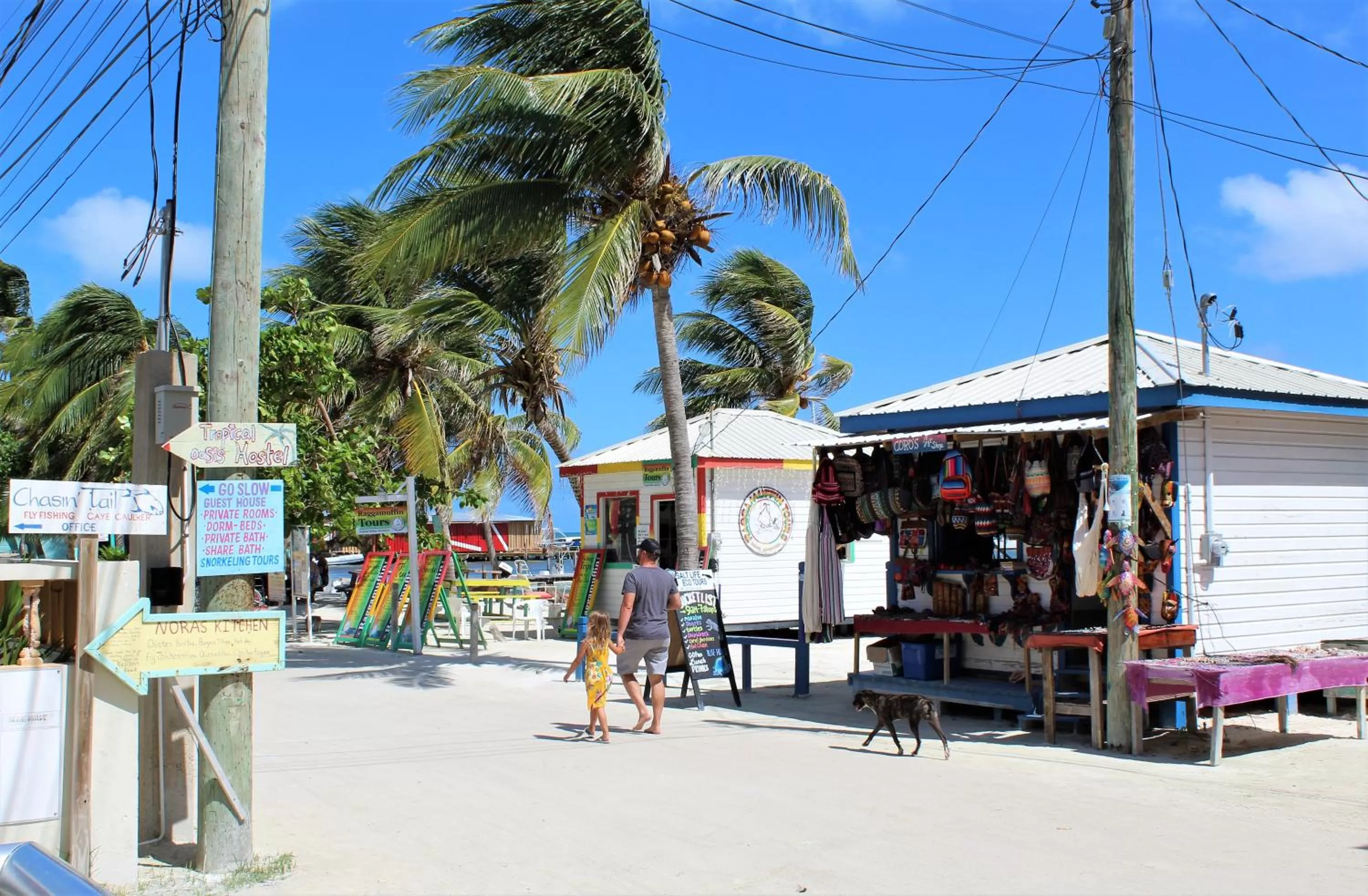 People in Barefoot Caye Caulker Hotel