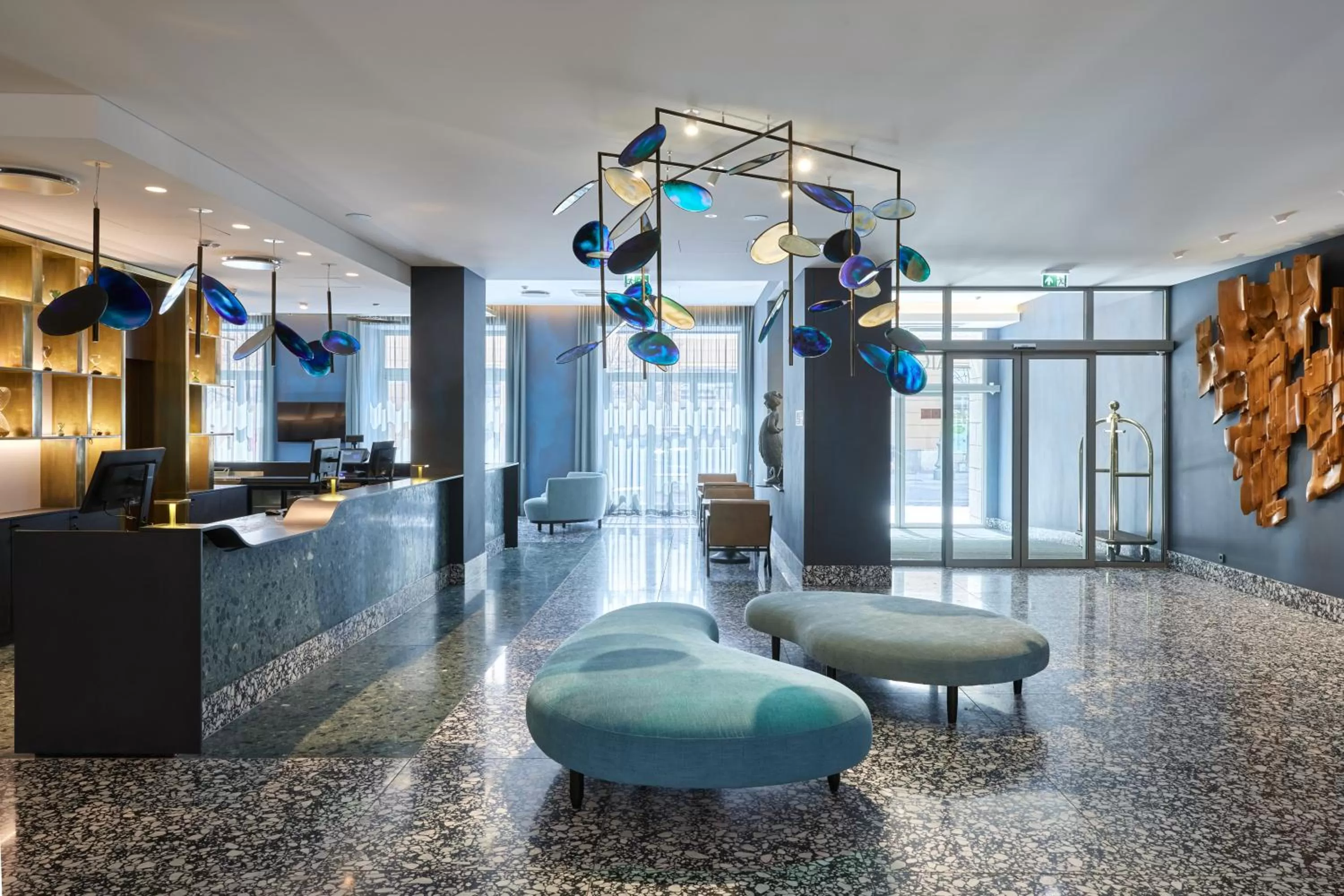 Lobby or reception in Neringa Hotel