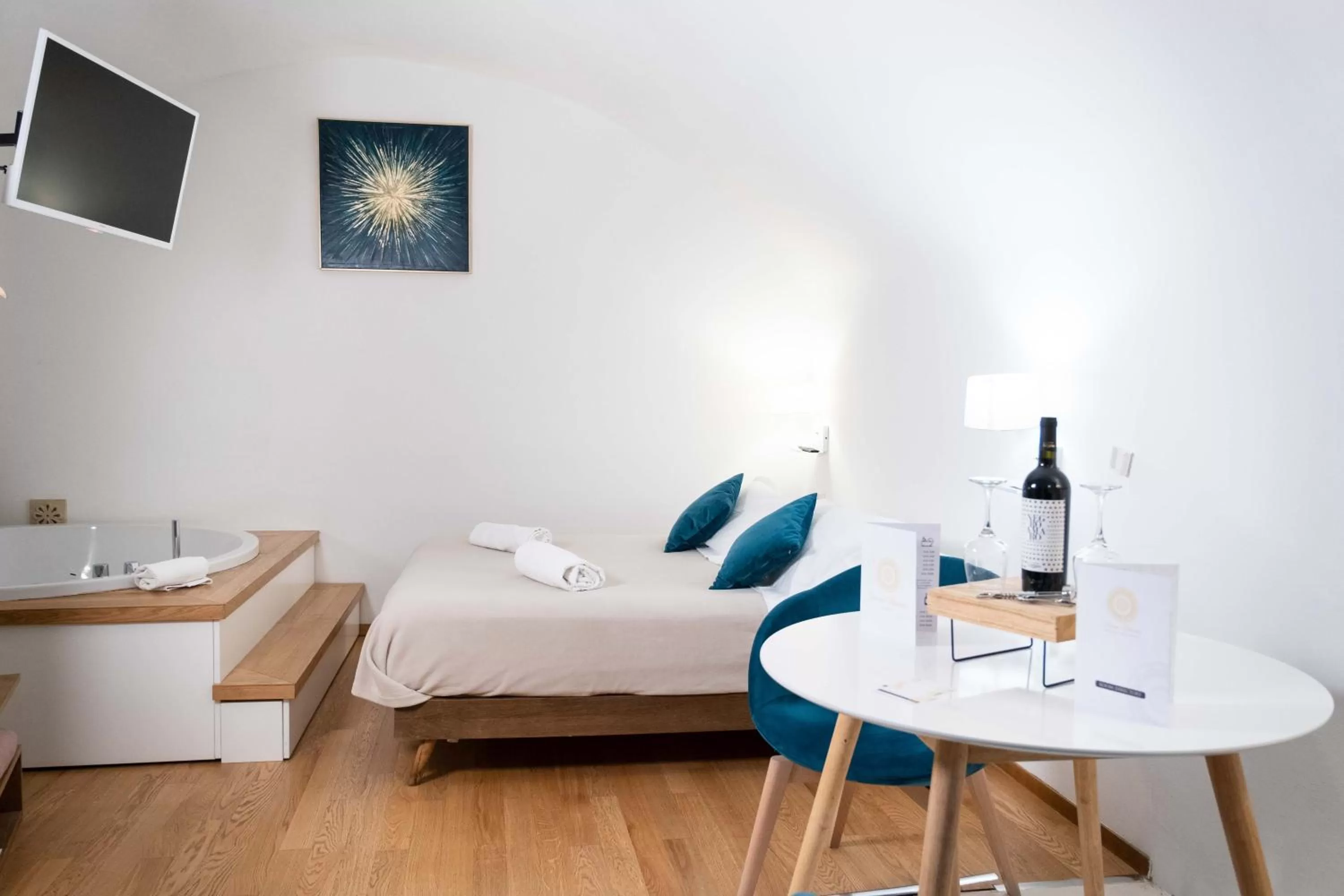 Bed in Dama Bianca Boutique Hotel Ostuni