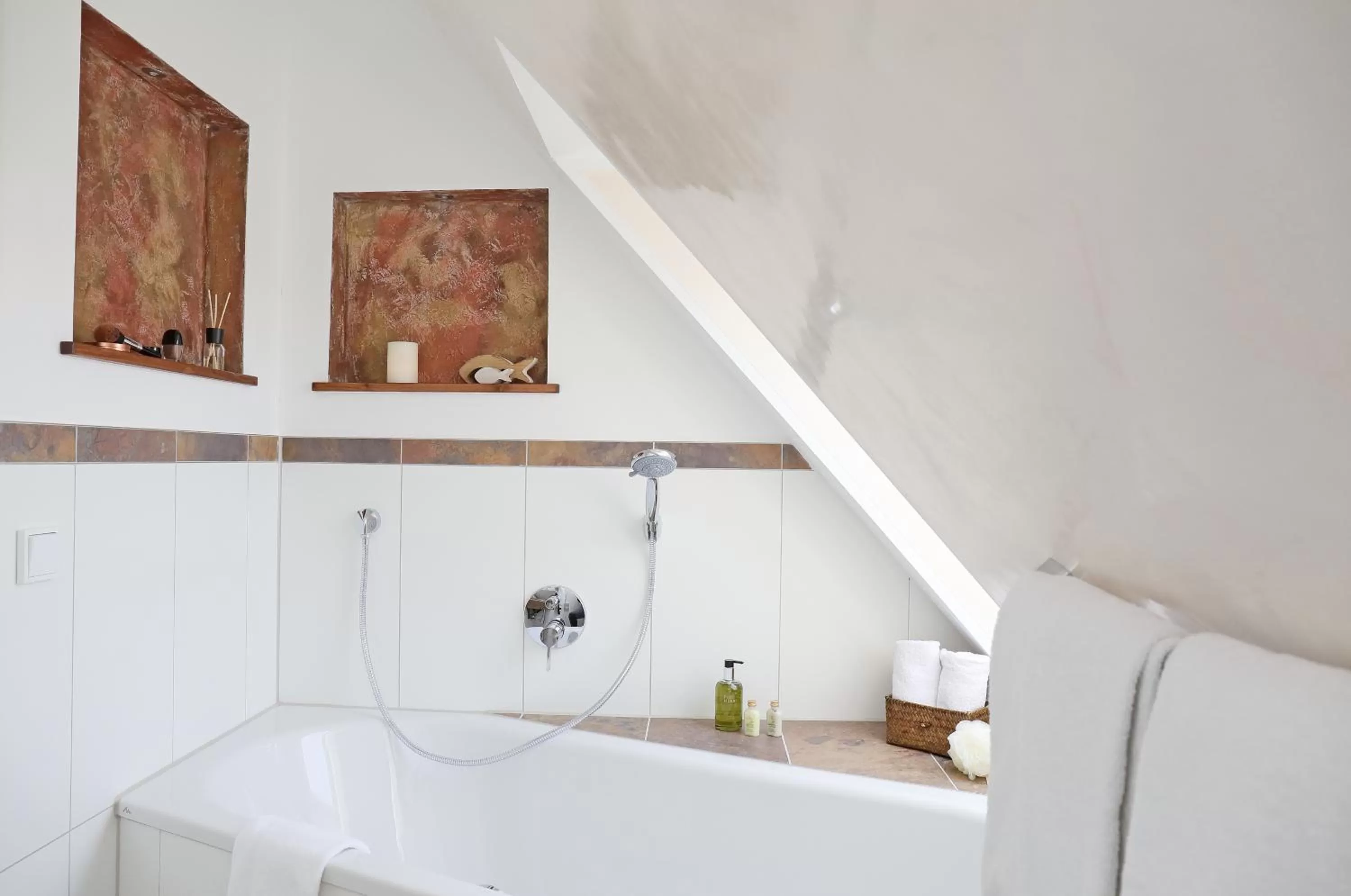 Bathroom in Romantik Hotel Scheelehof Stralsund