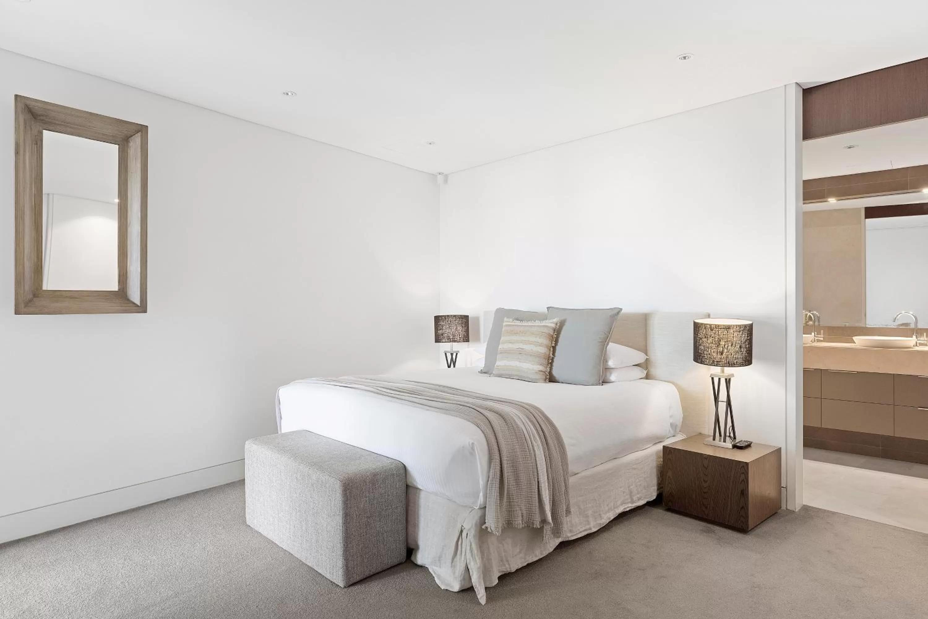 Bed in Amarna Luxury Beach Resort