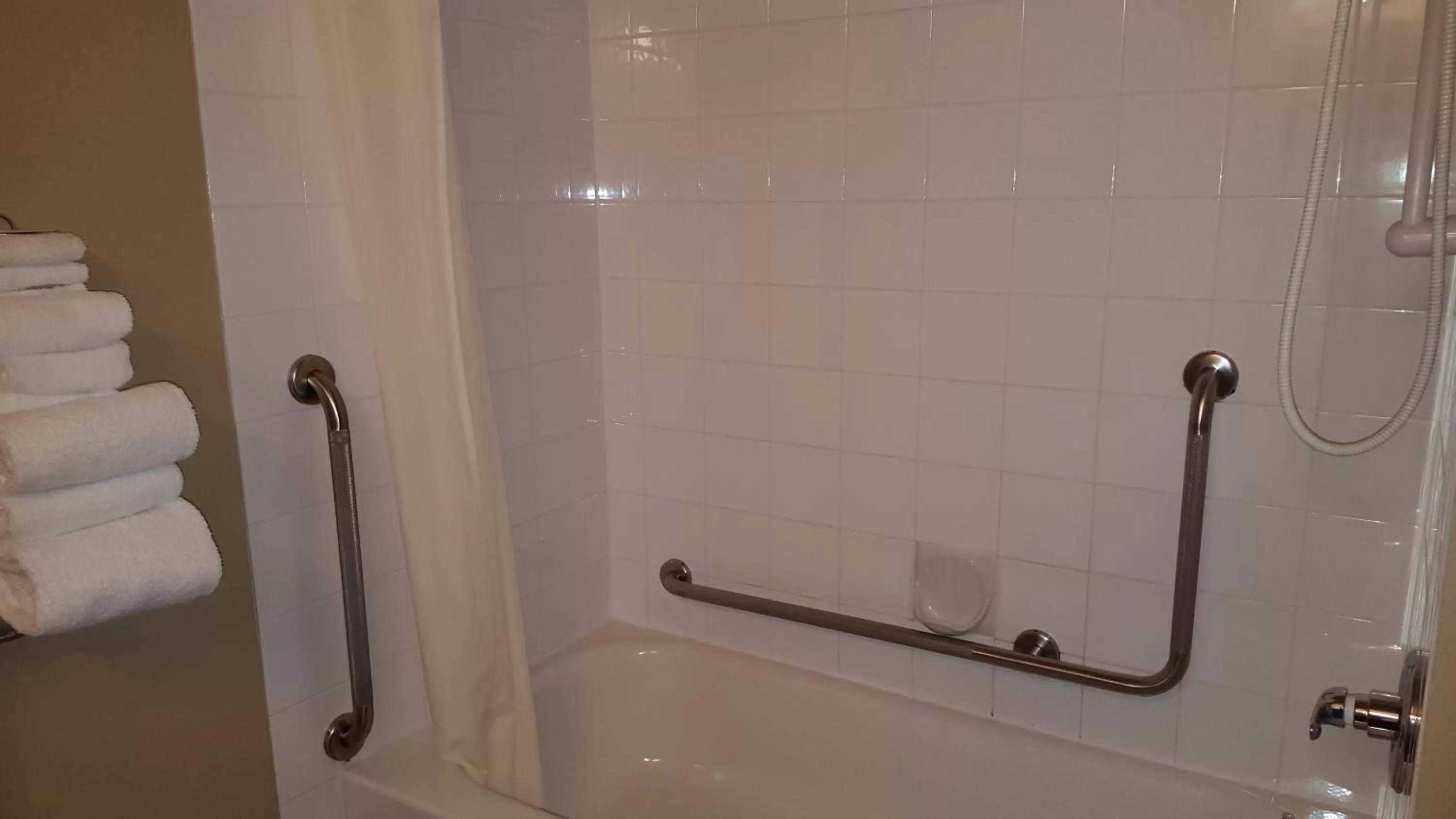 Shower in Super 8 by Wyndham Pincher Creek AB