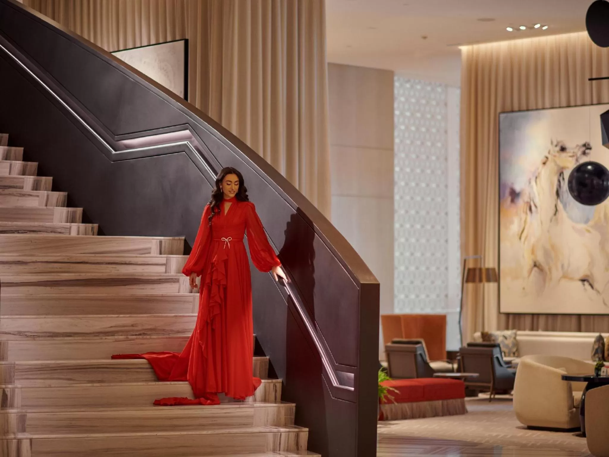 Lobby or reception in Grand Hyatt Kuwait