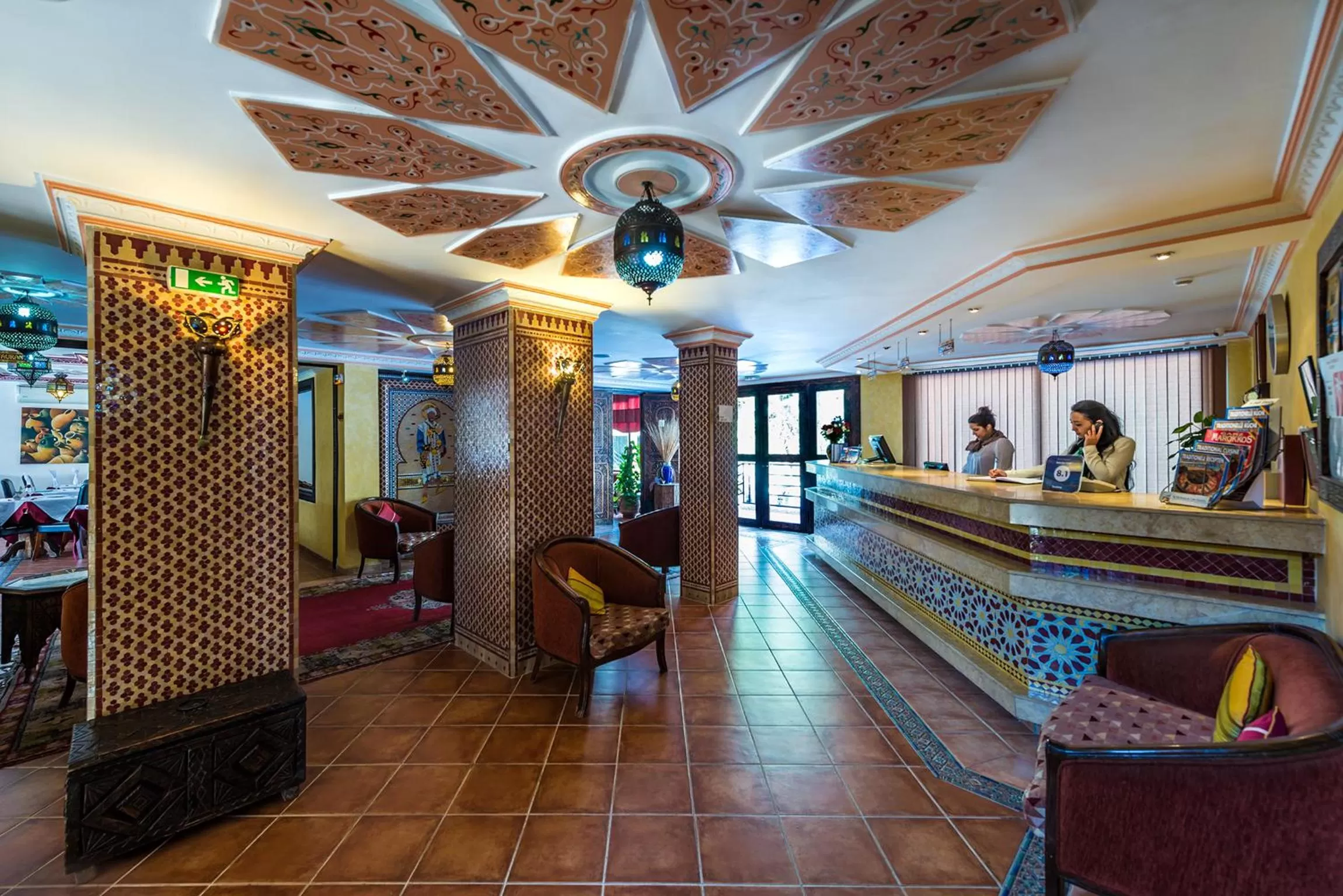 Lobby or reception in Atlantic Hotel Agadir