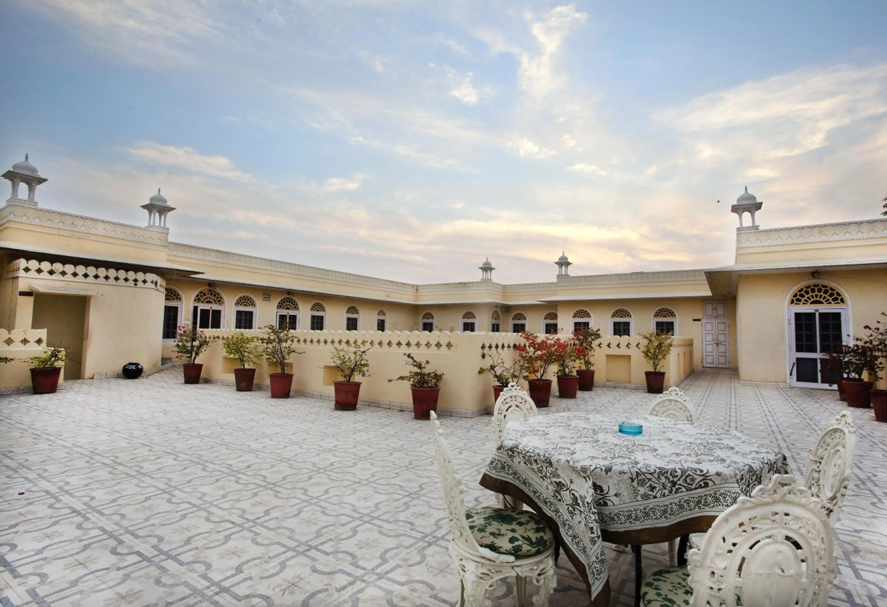 Balcony/Terrace in Alsisar Haveli - Heritage Hotel