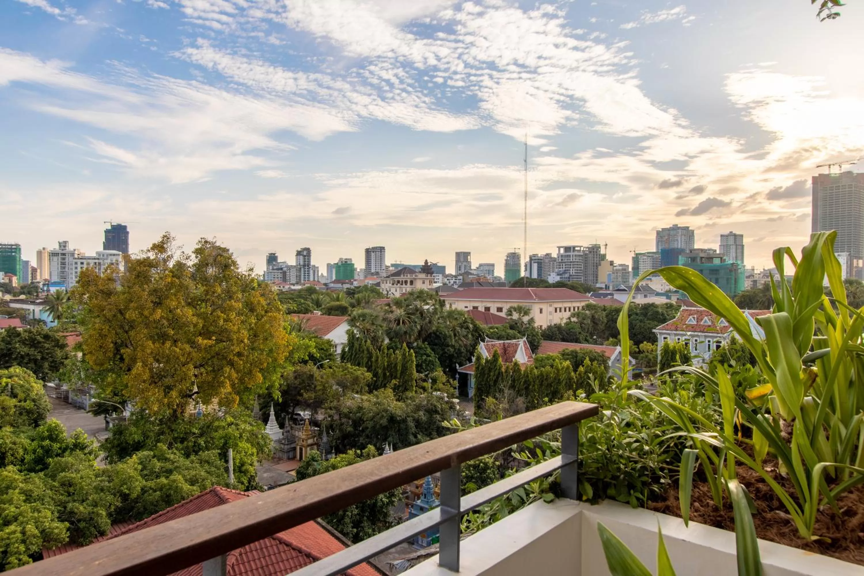 Balcony/Terrace in Penh House Hotel