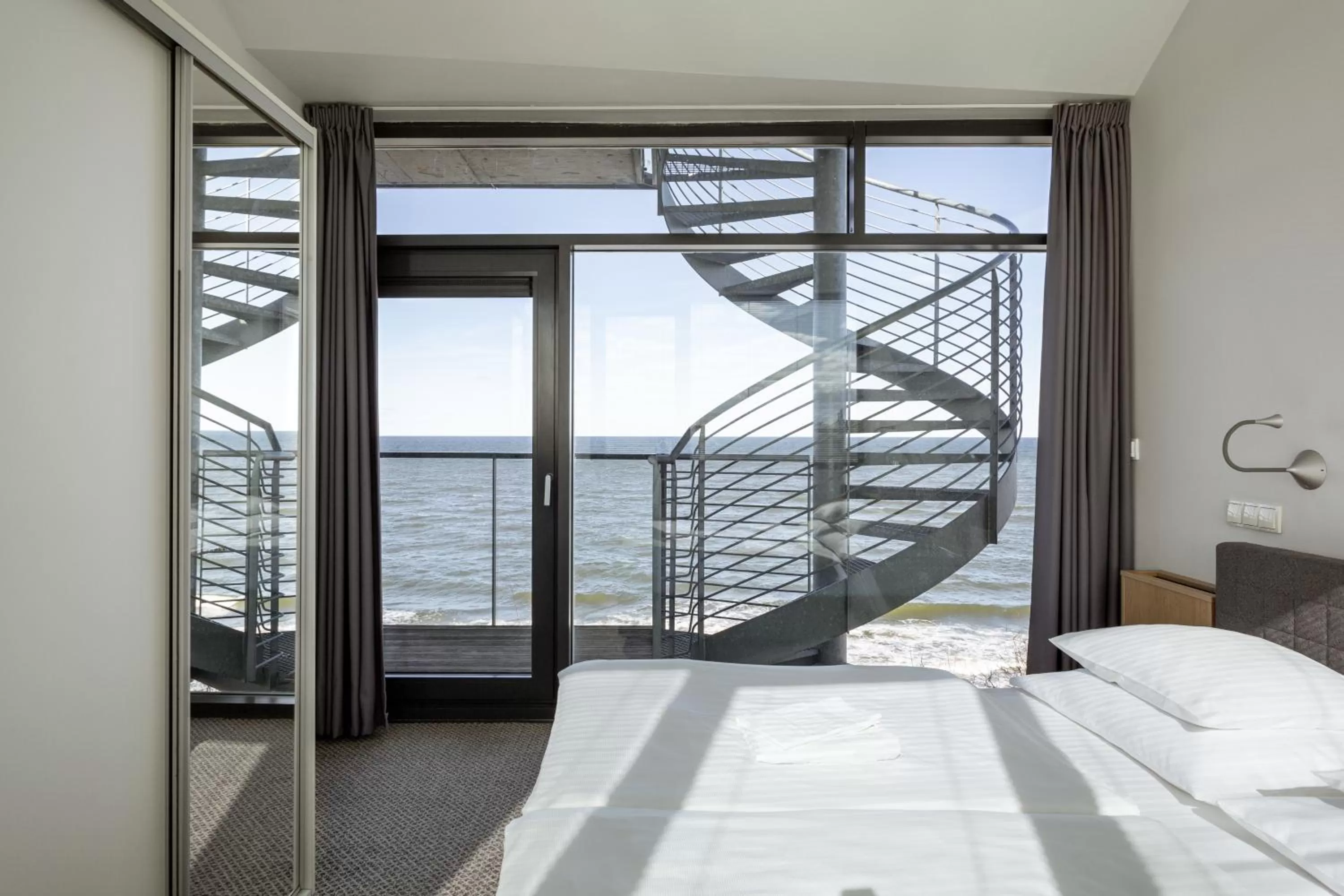 River view, Bed in Boulevard Ustronie Morskie by Zdrojowa