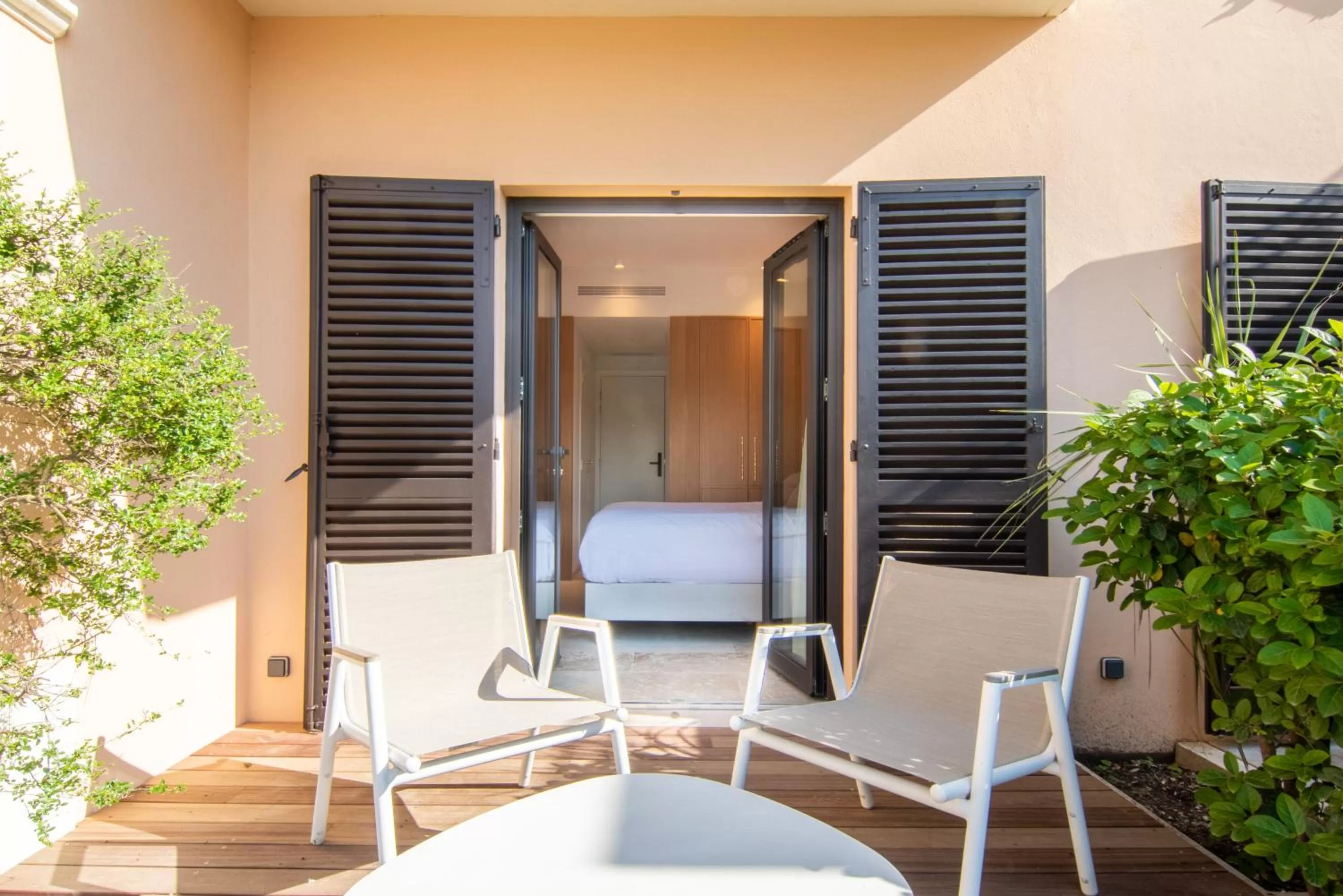 Balcony/Terrace in Hotel Brin d'Azur - Saint Tropez