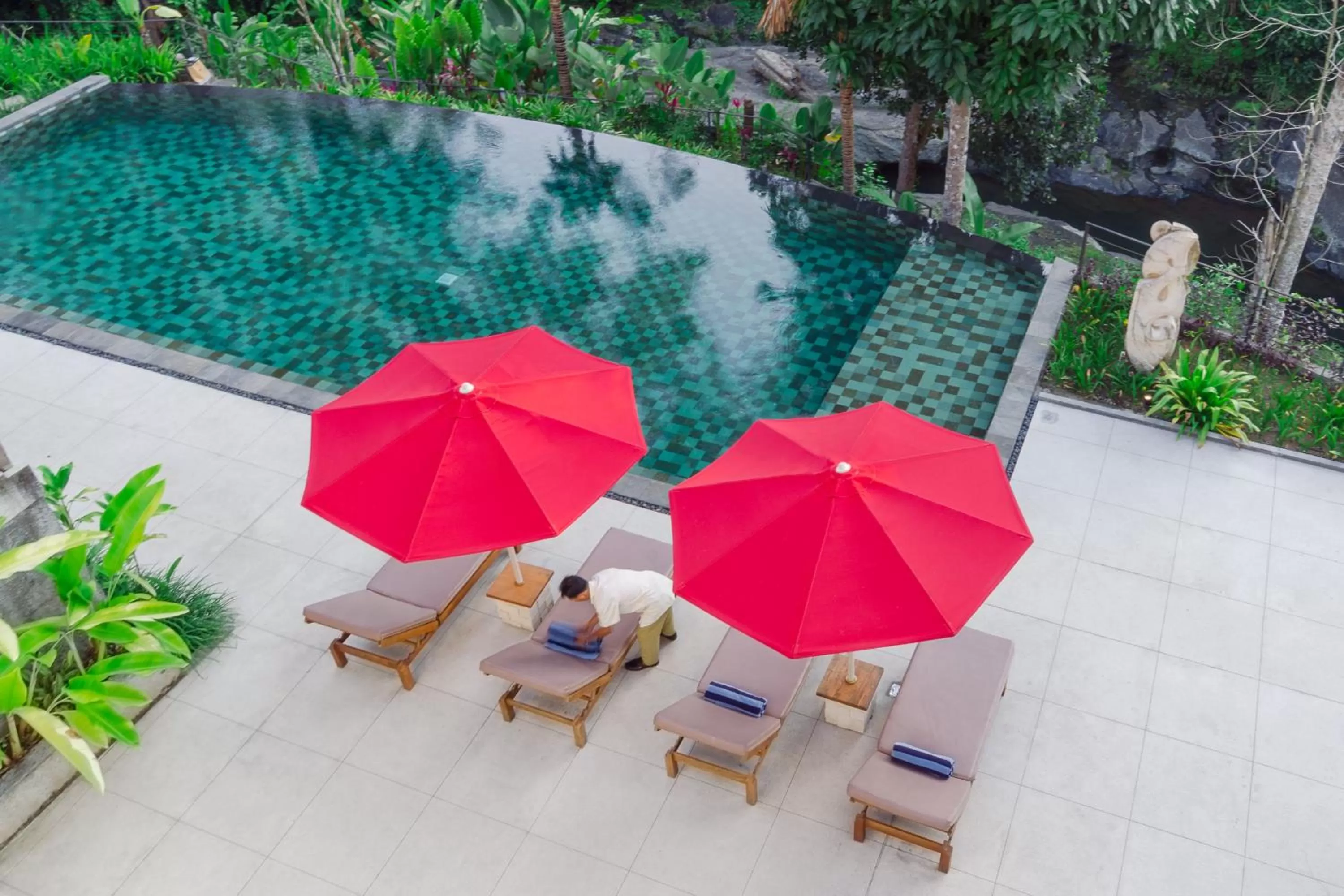 Staff in Labak River Hotel by EPS