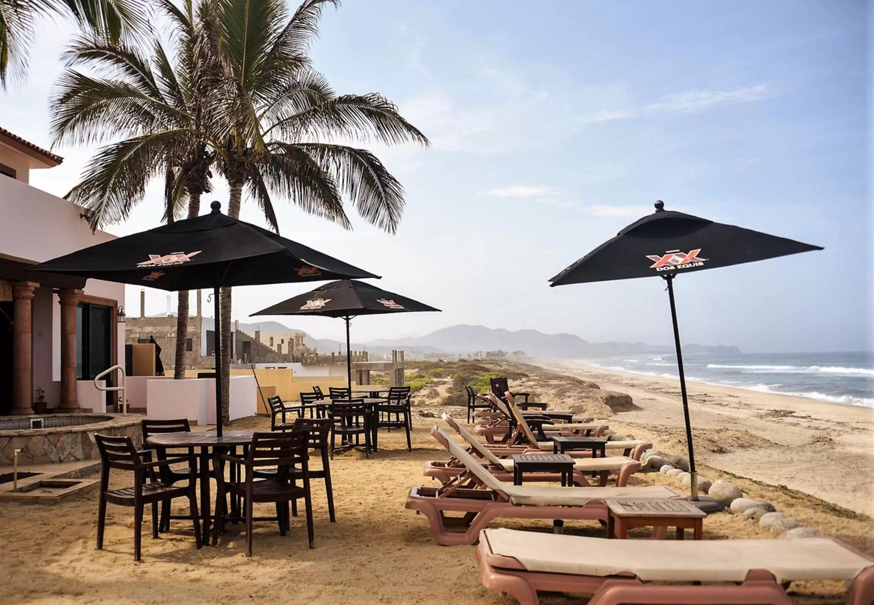 Seating area in Cerritos Beach Inn