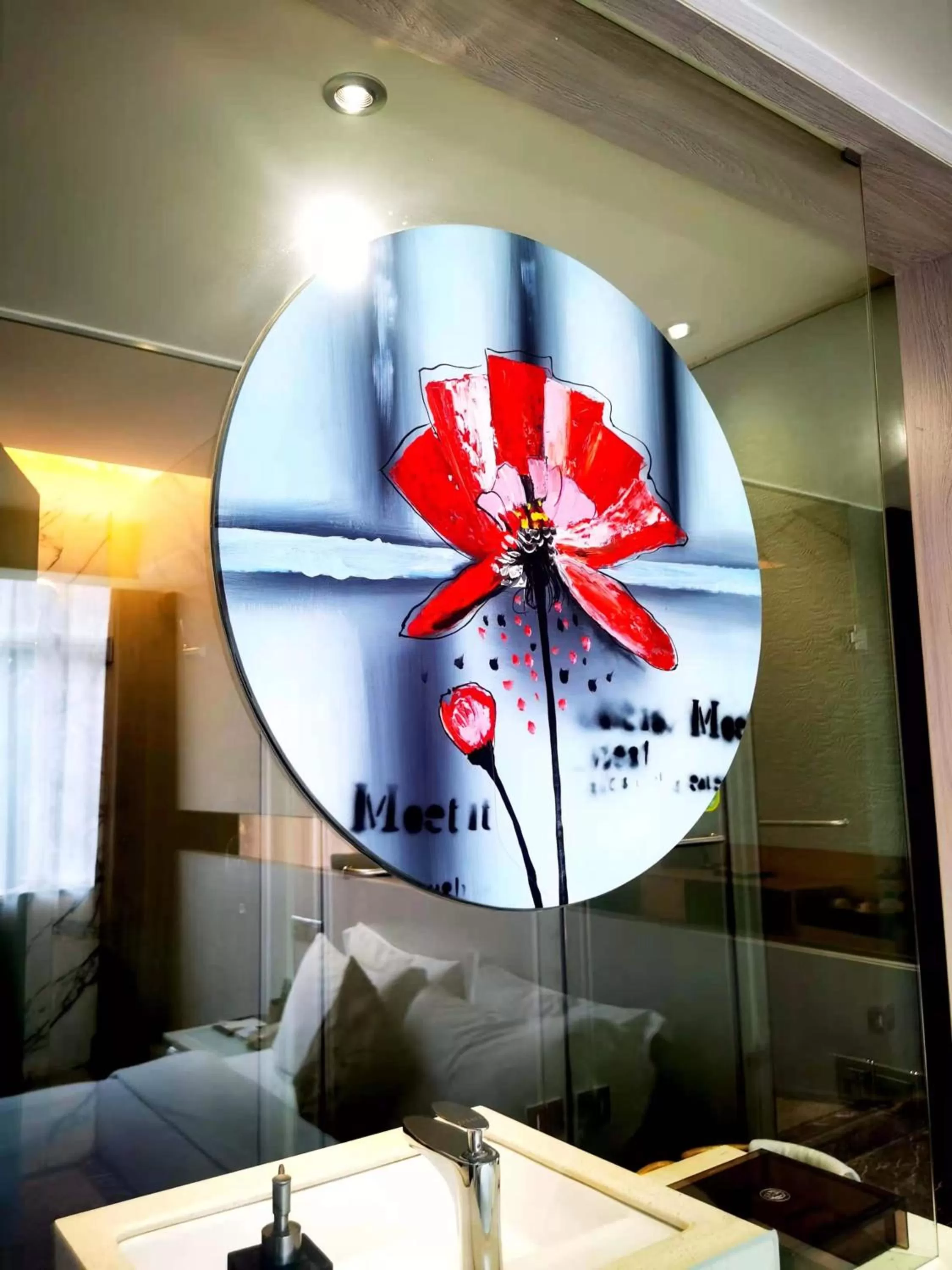 Decorative detail in Paco Hotel Tianhe Coach Terminal Metro Satation Guangzhou-Free Shuttle Bus for Canton Fair