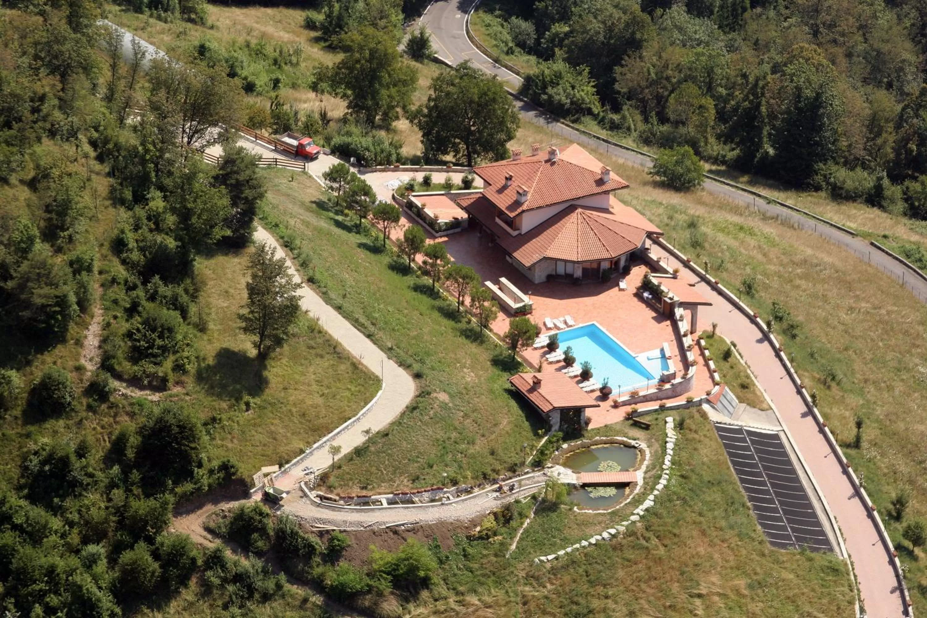 Bird's eye view in Resort Ninfea San Pellegrino Terme