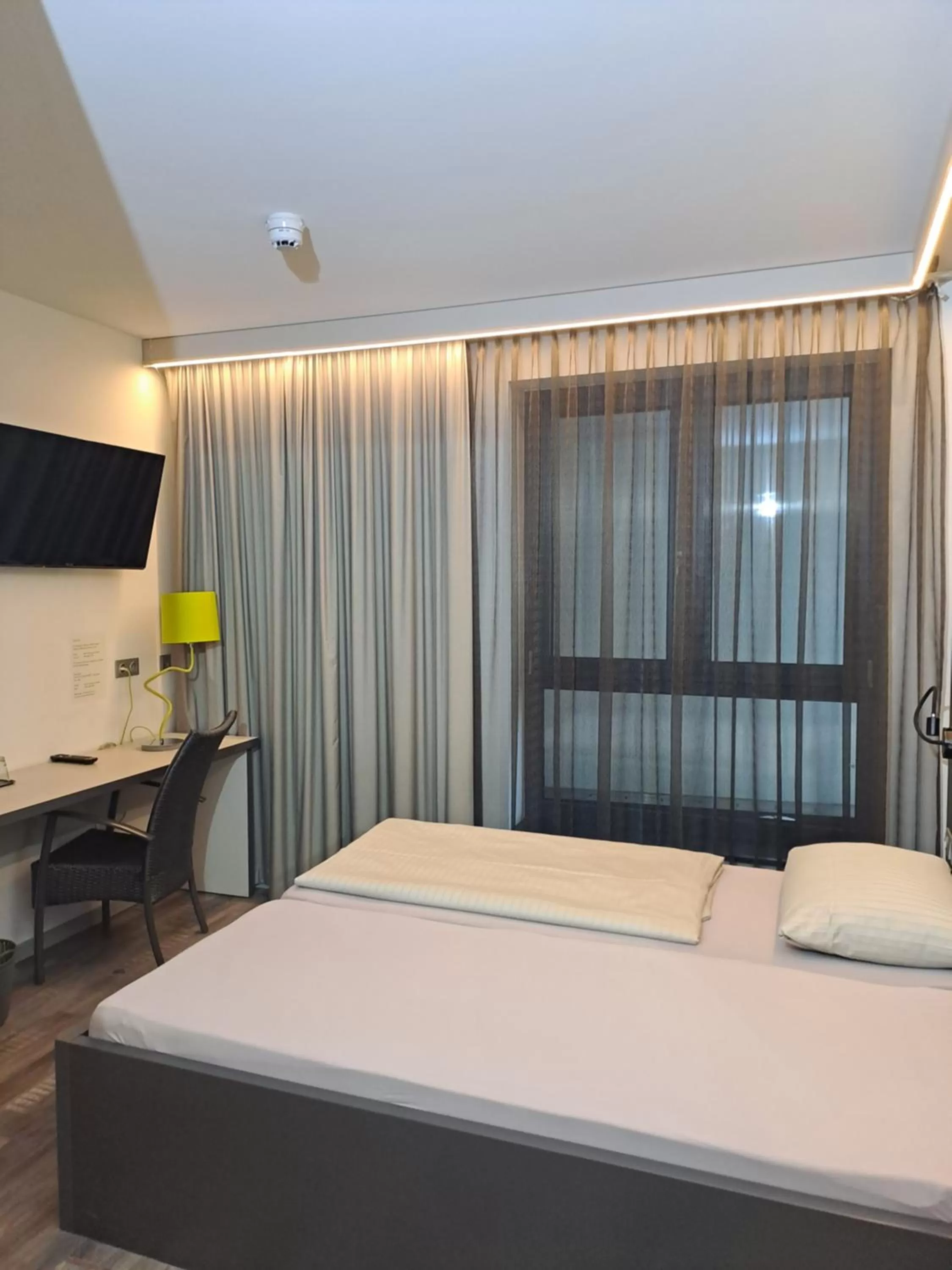 Bed in Hotel Eulensteins