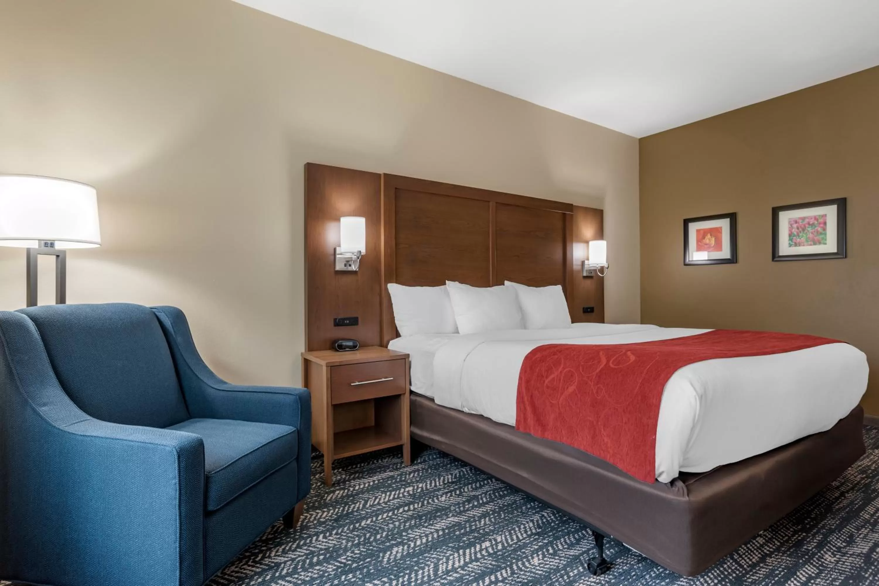 Bed in Comfort Inn & Suites Downtown near University