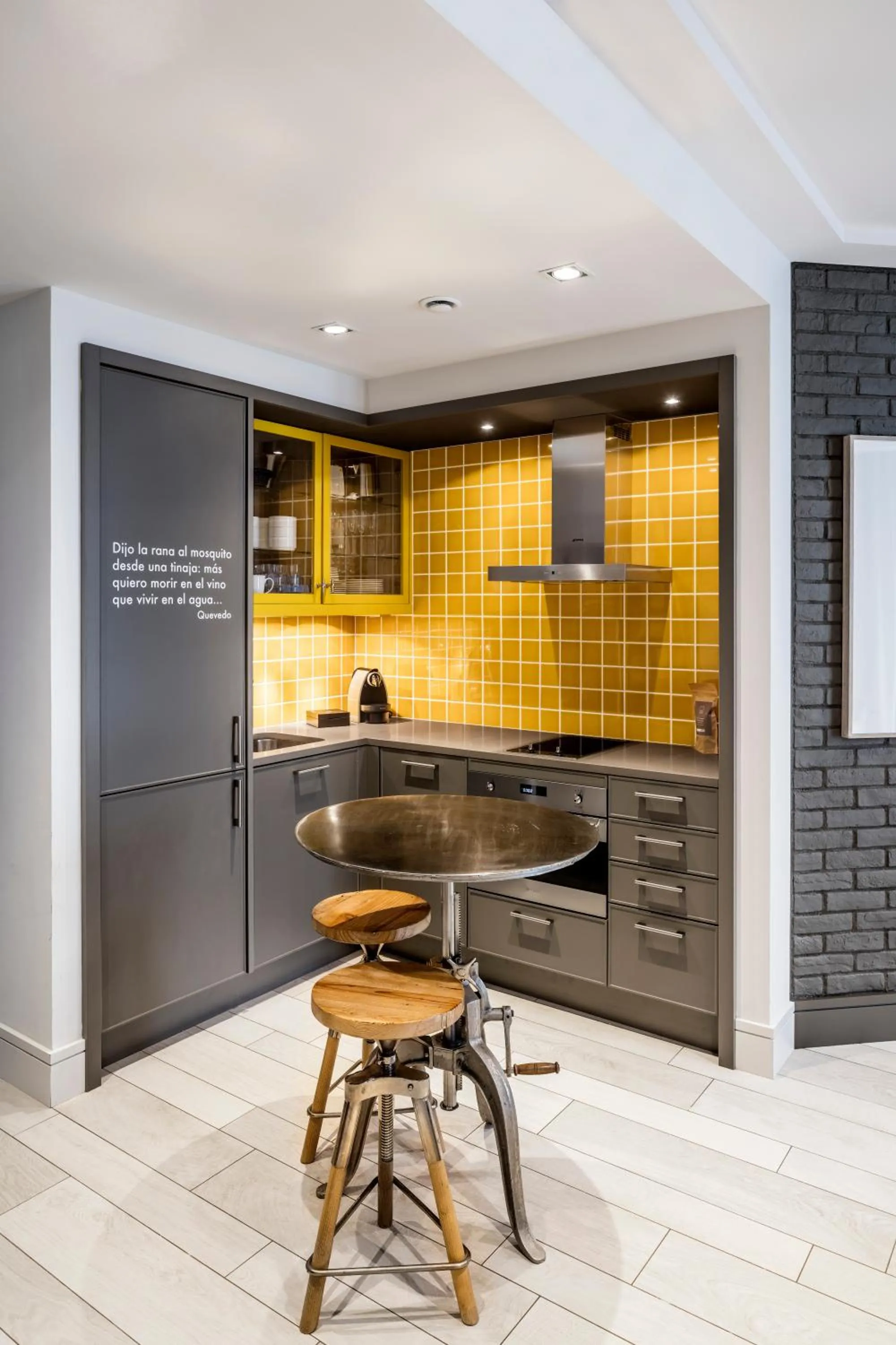 Kitchen or kitchenette in Midtown Apartments