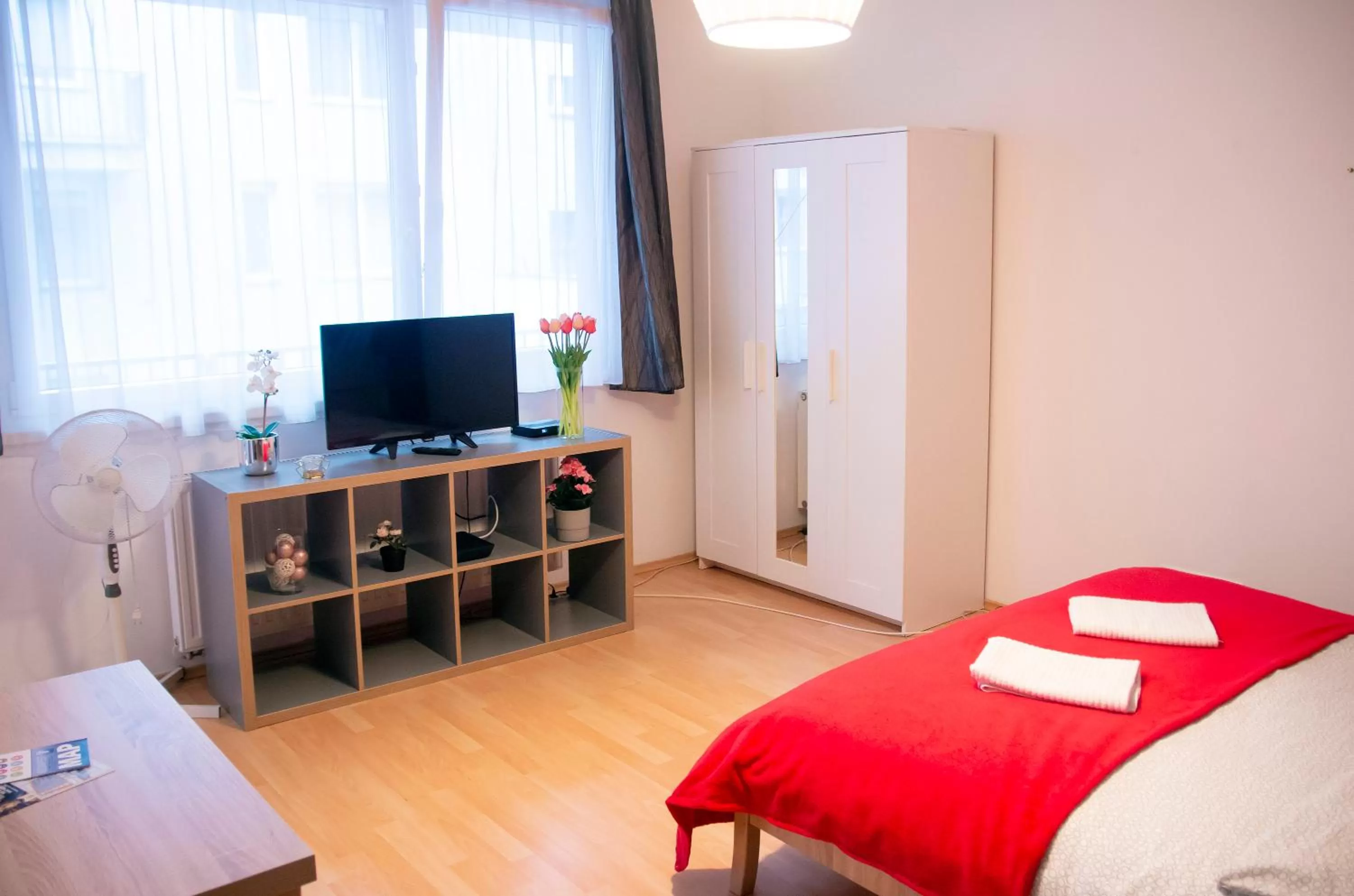 Bedroom in Keleti Aparthotel