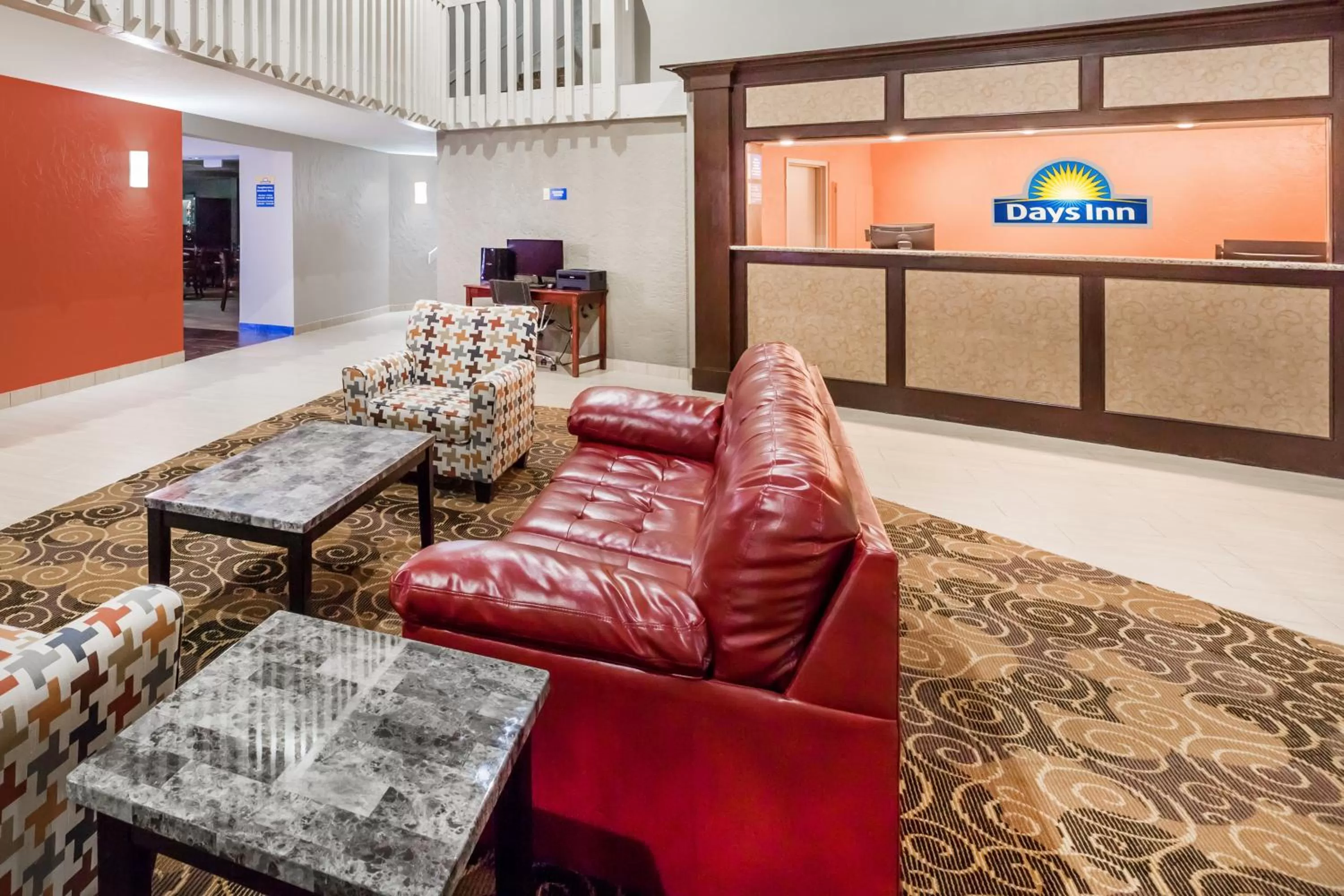 Lobby or reception in Days Inn by Wyndham Clive - West Des Moines