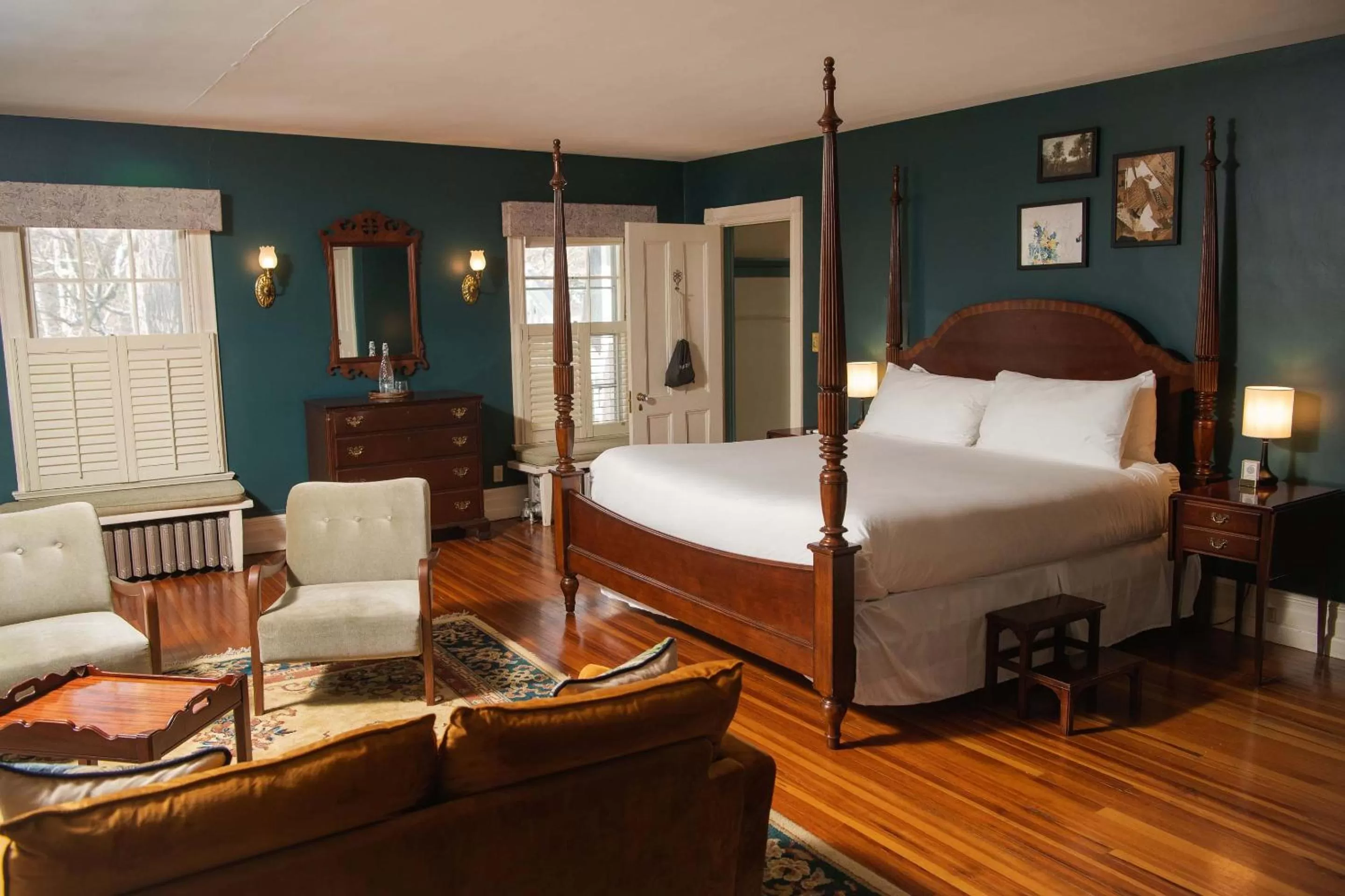 Bedroom, Bed in The Dewey by The Lenox Collection