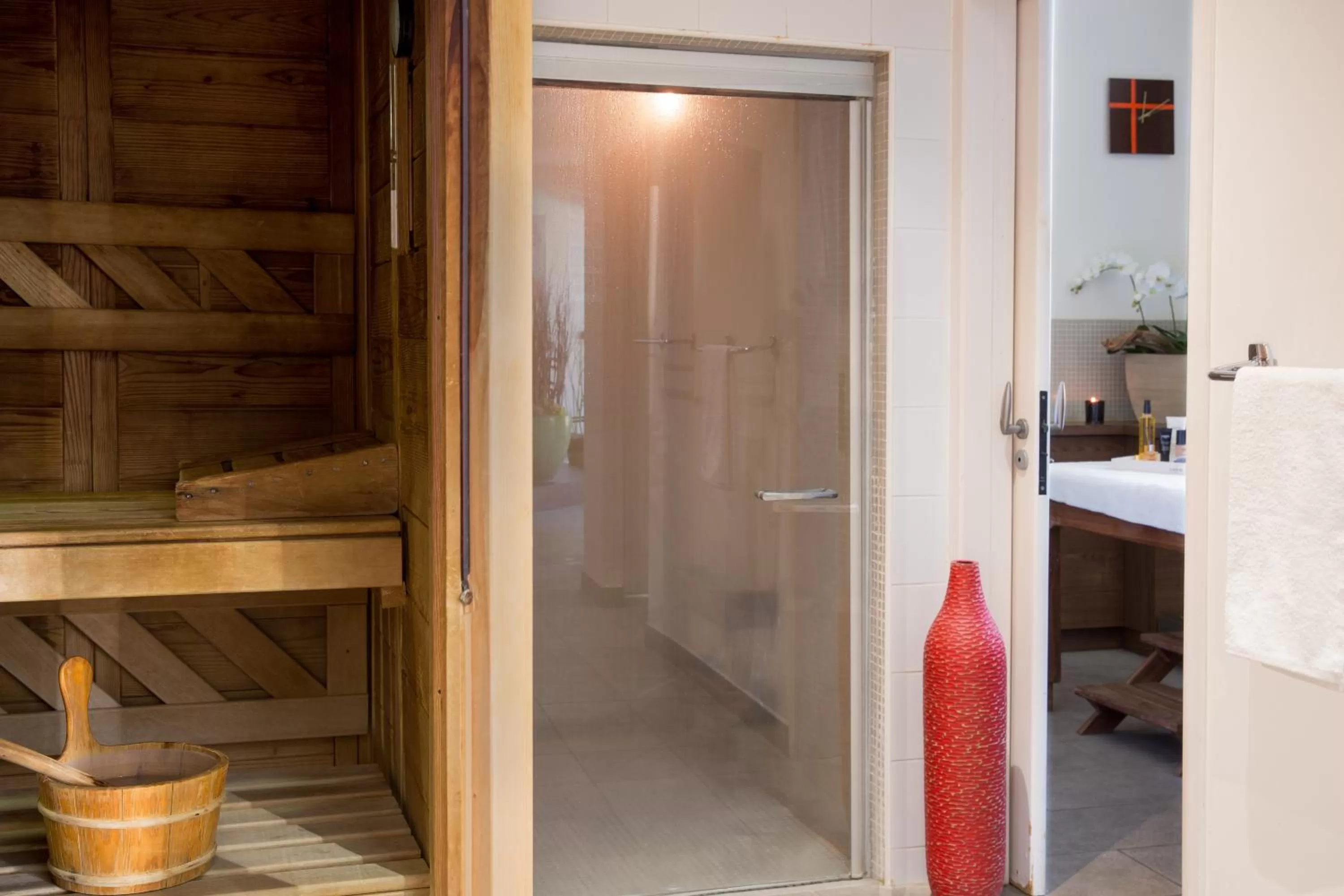 Sauna in Abbaye des Capucins Spa & Resort