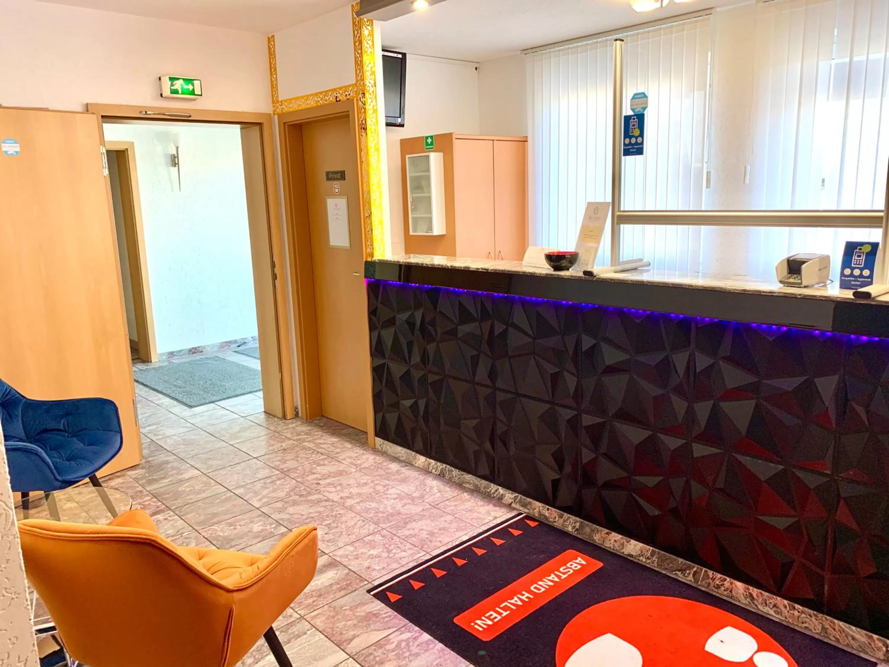 Lobby or reception in DUA Hotel