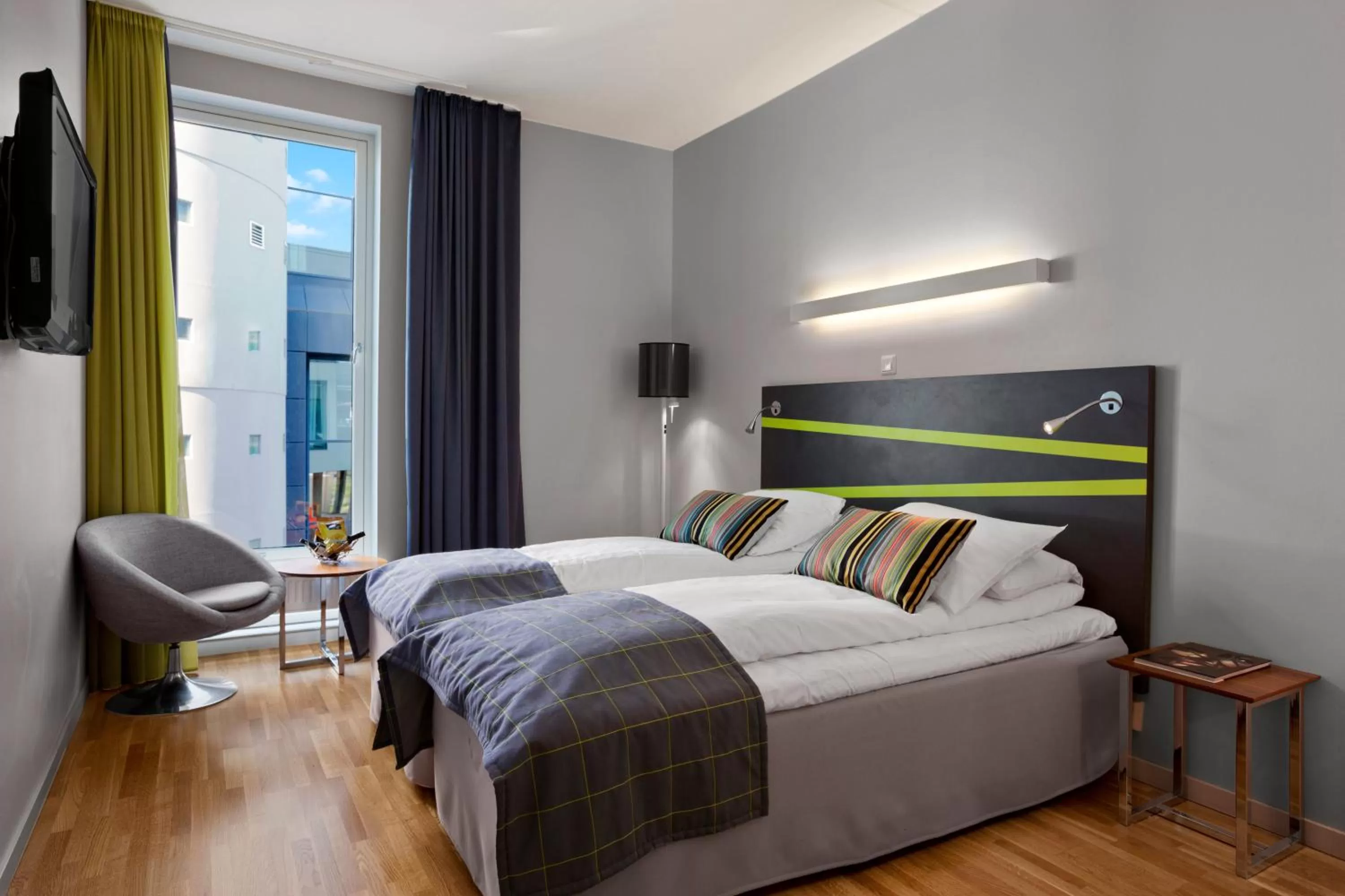 Photo of the whole room, Bed in Thon Partner Hotel Ullevaal Stadion