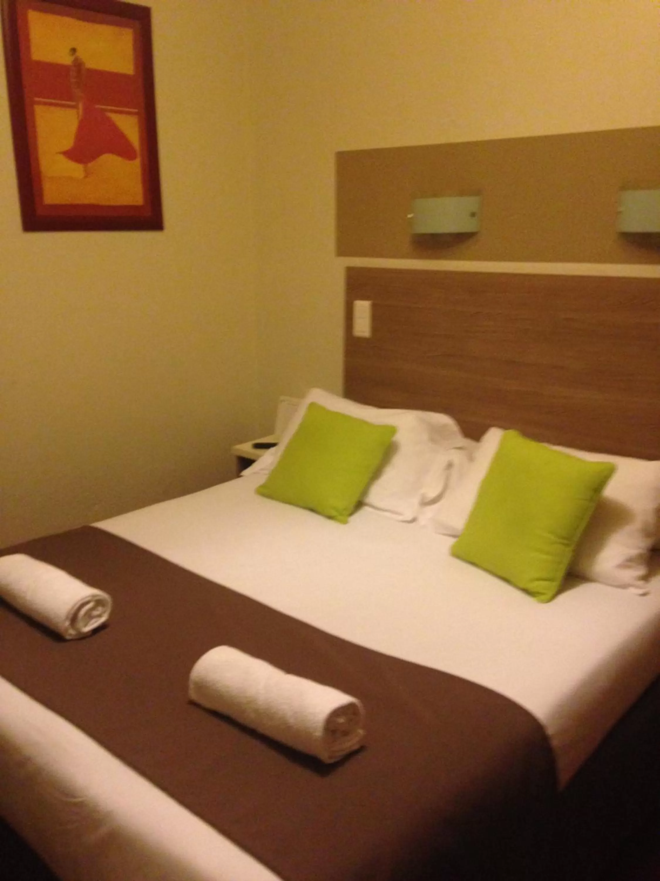 Bed in Hotel Cote Patio