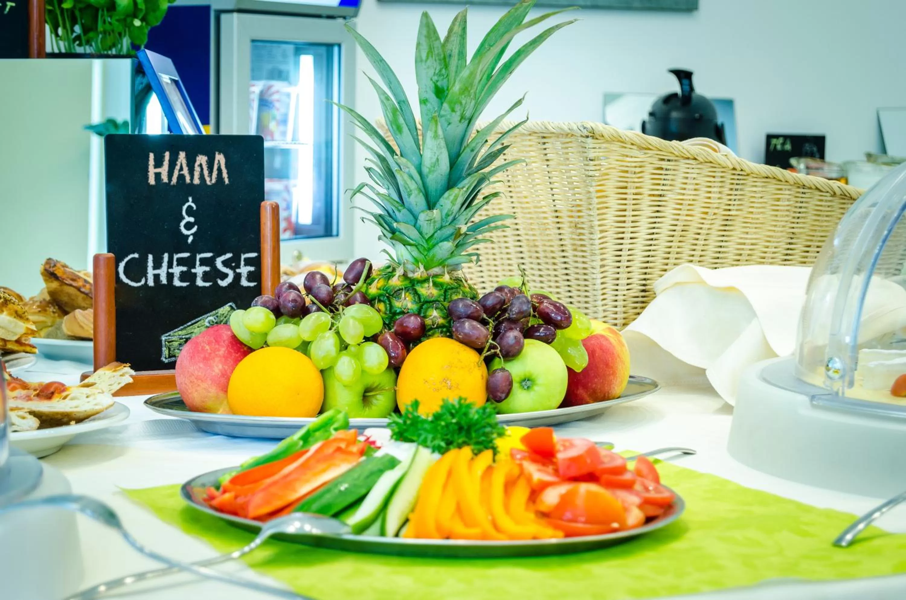 Continental breakfast in Hotel West