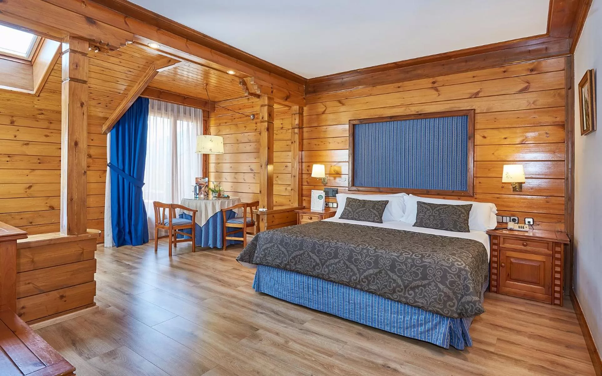 Bed in Hotel Grèvol Spa