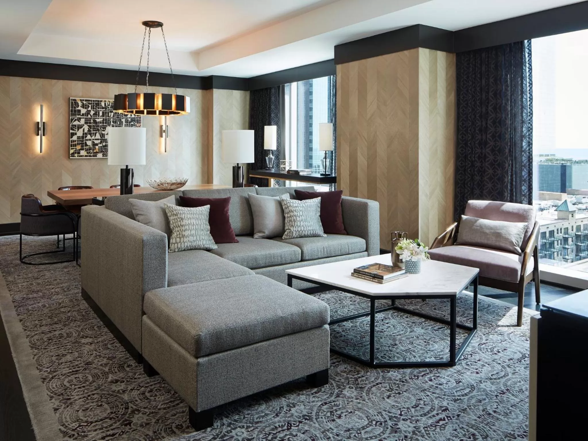 Photo of the whole room in Loews Chicago Hotel