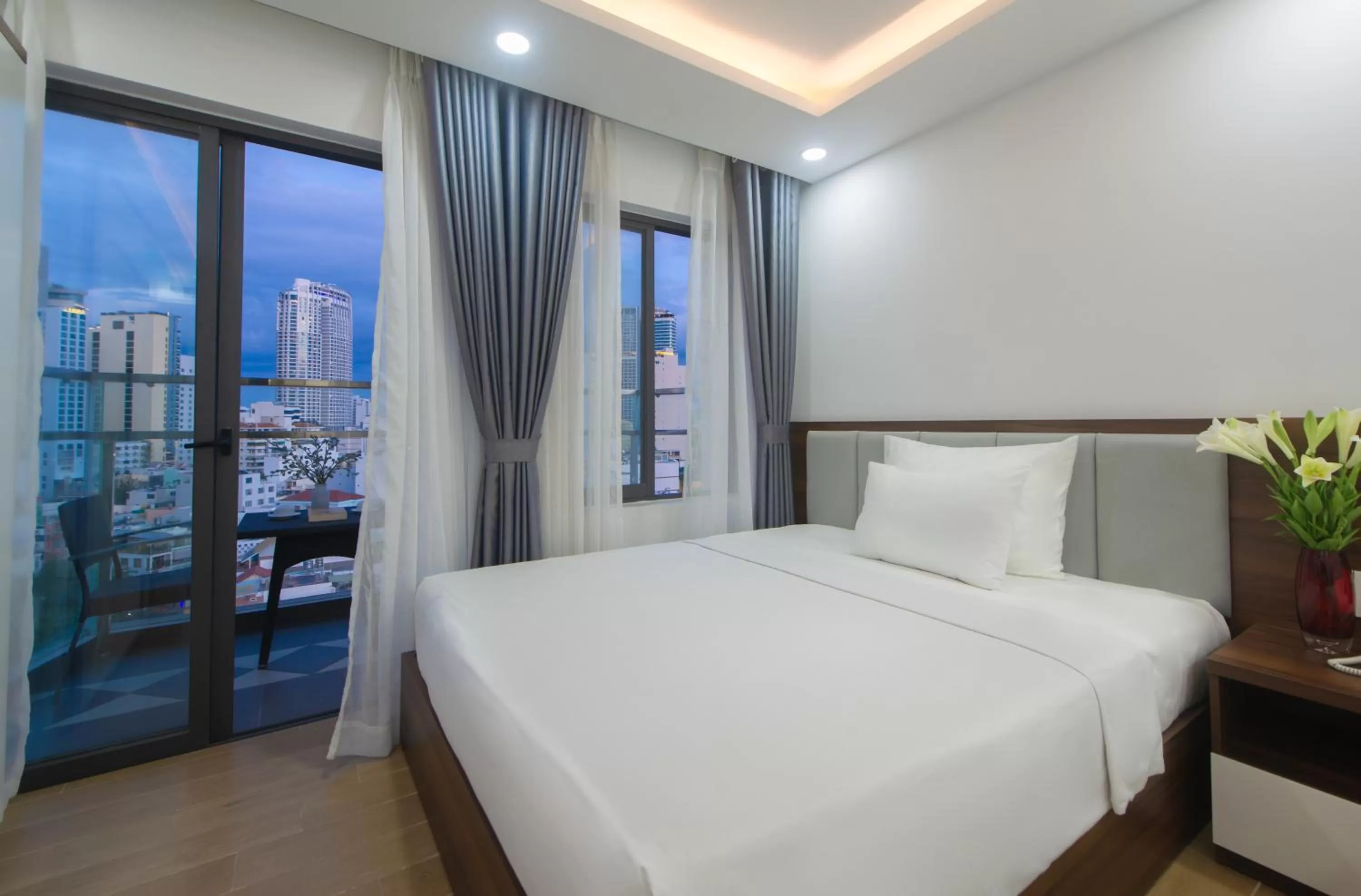 Bed in The Gold Coast Hotel Nha Trang