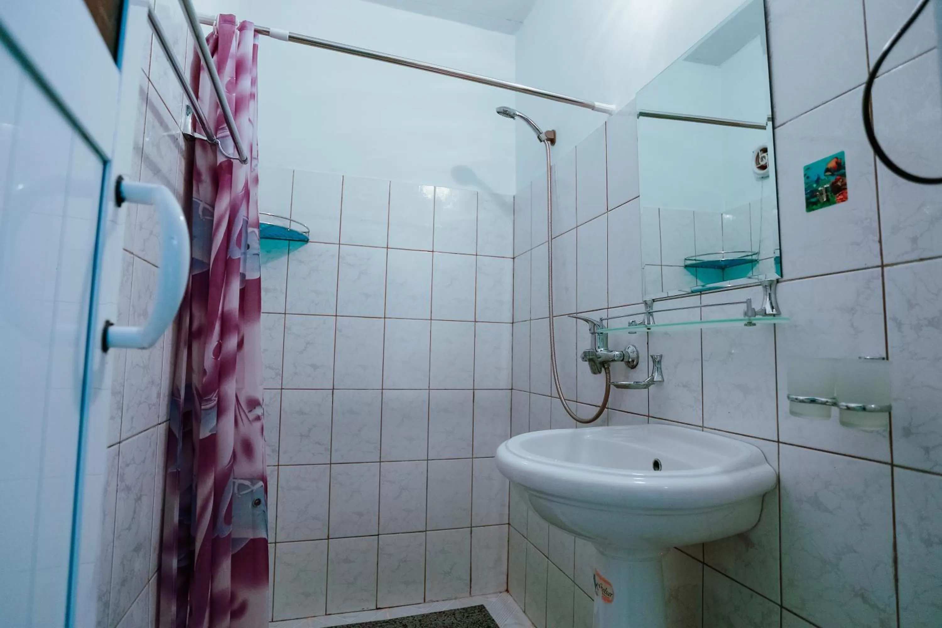 Shower in Bukhara house hotel
