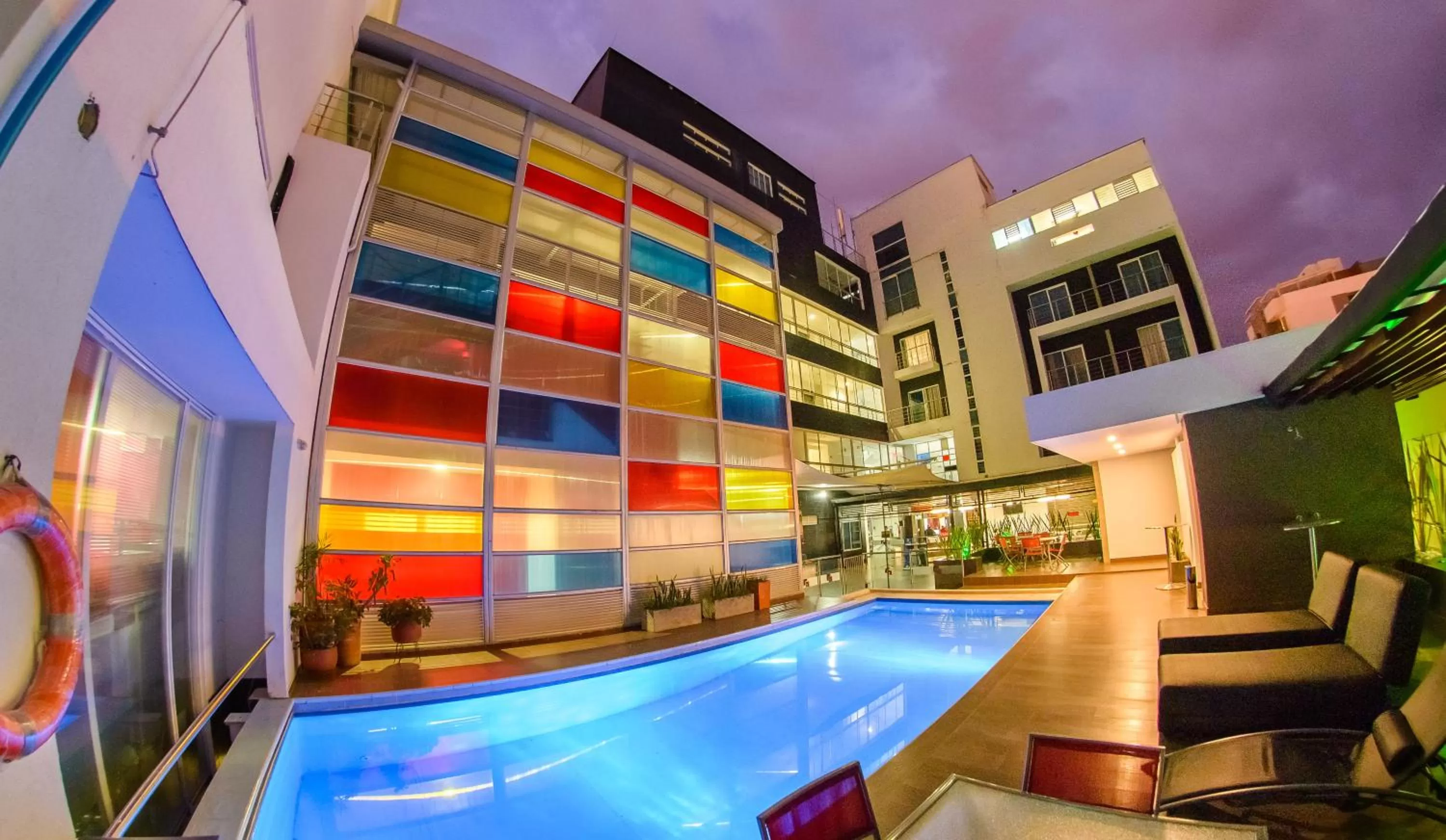 Swimming pool in Hotel San Martin Popayan