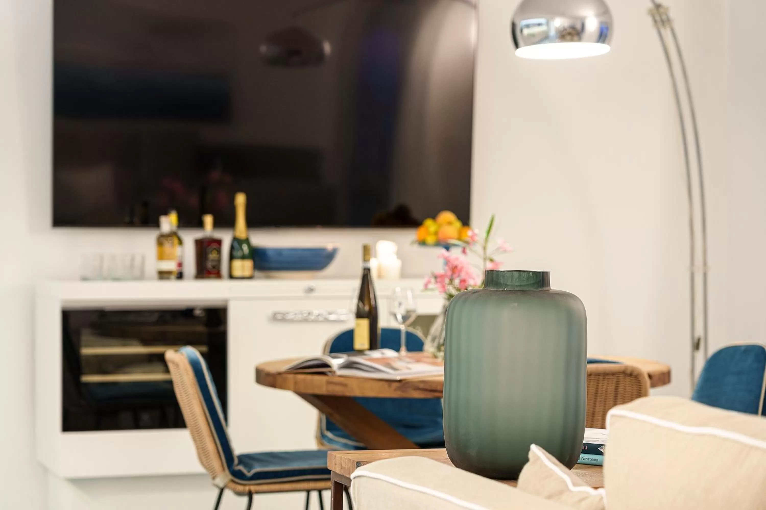 Living room in Costa Del Capitano Seaside Villas