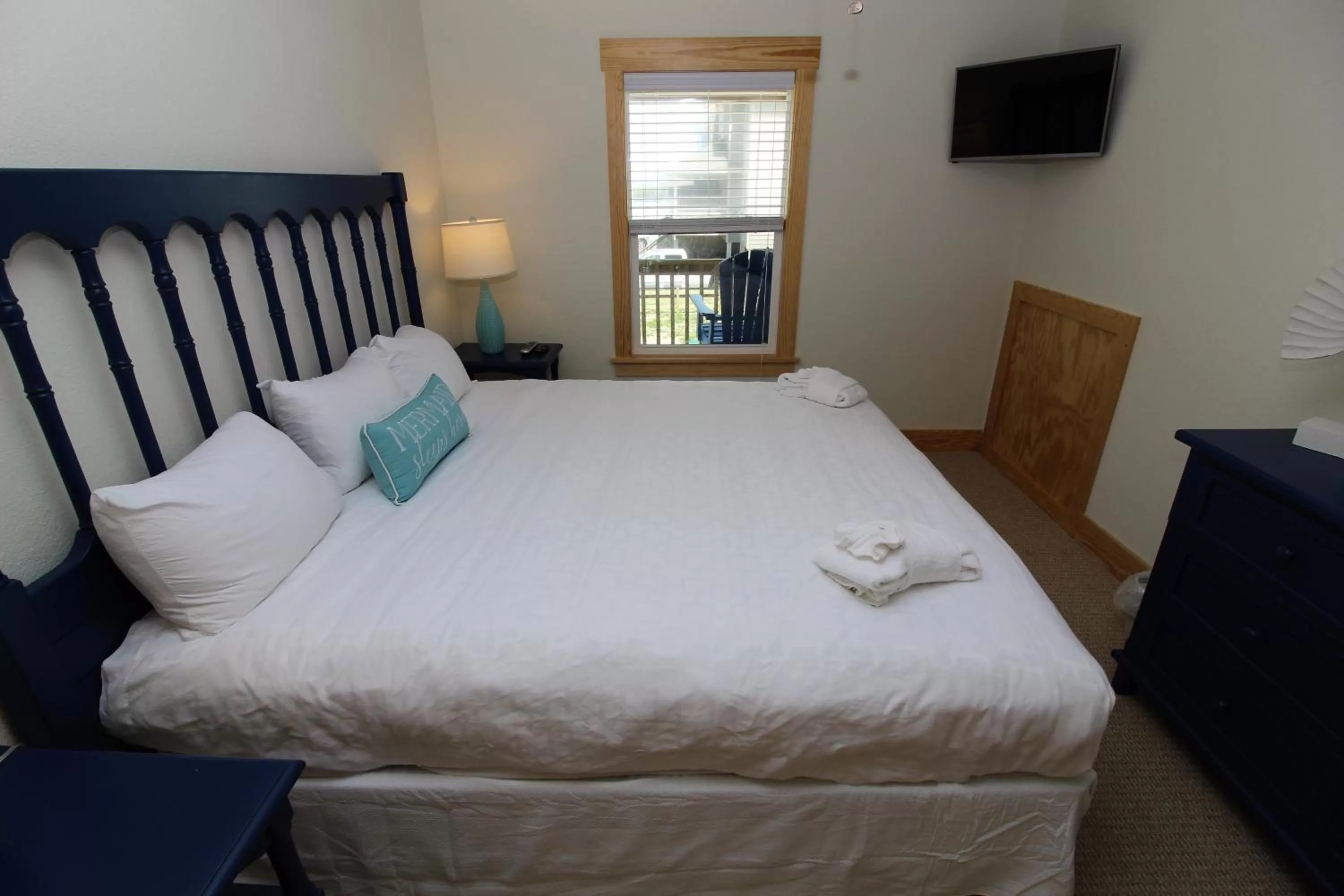 Bedroom, Bed in Whalebone Ocean Cottages by KEES Vacations